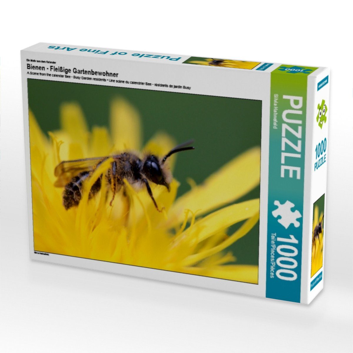 cm x Puzzle CALVENDO Bild Silvia Puzzleteile Bienen 64 Gartenbewohner 1000 - 48 Teile Hahnefeld, Lege-Größe von Puzzle Fleißige Foto-Puzzle CALVENDO 1000