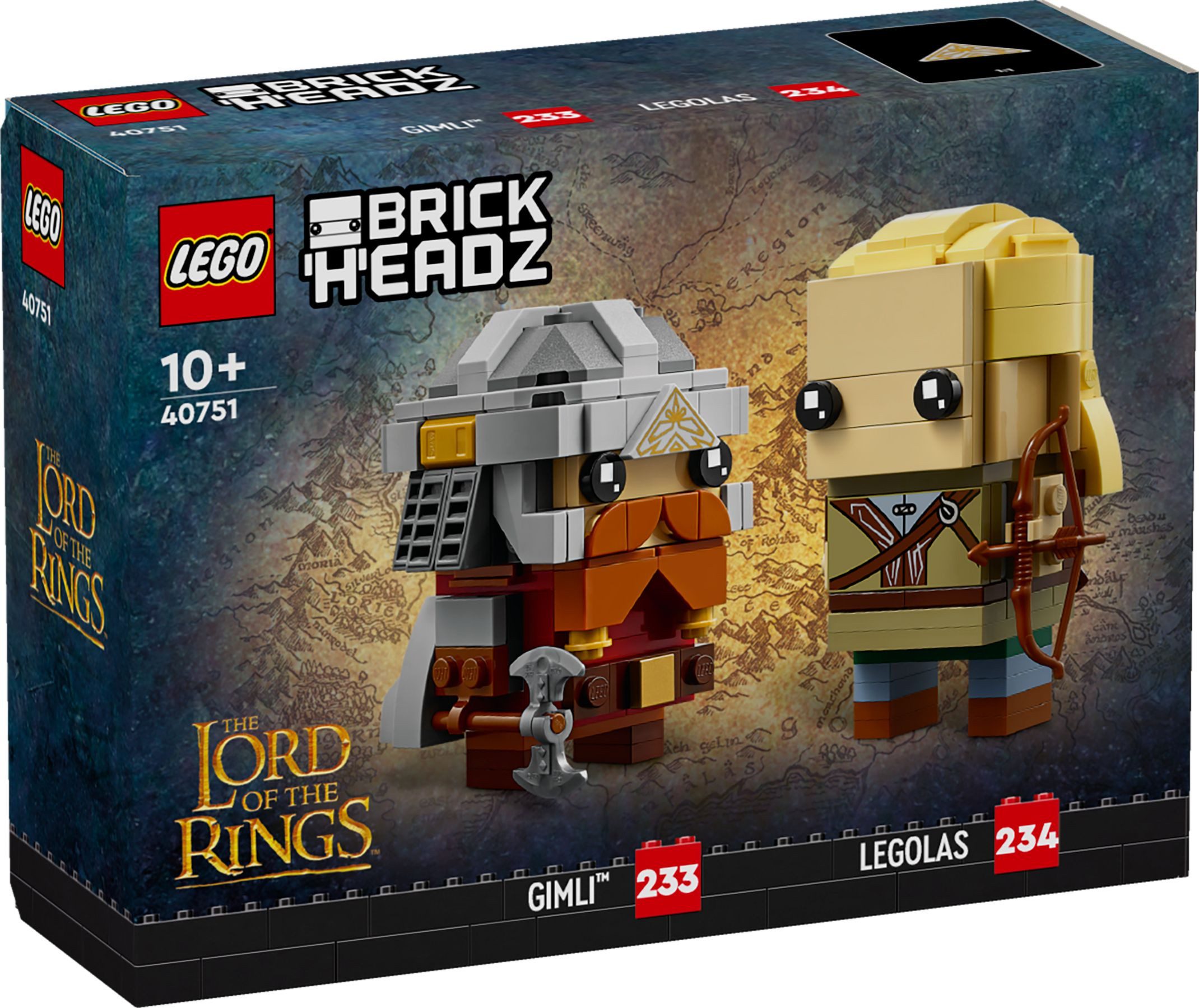 LEGO® BrickHeadz 40751 Legolas und Gimli™ Konstruktionsspielsteine