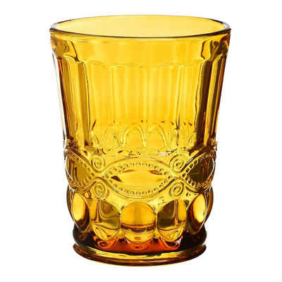 Depot Glas Trinkglas Romantic, 100% Glas, aus Glas, Ø 8 Zentimeter, H 10 Zentimeter