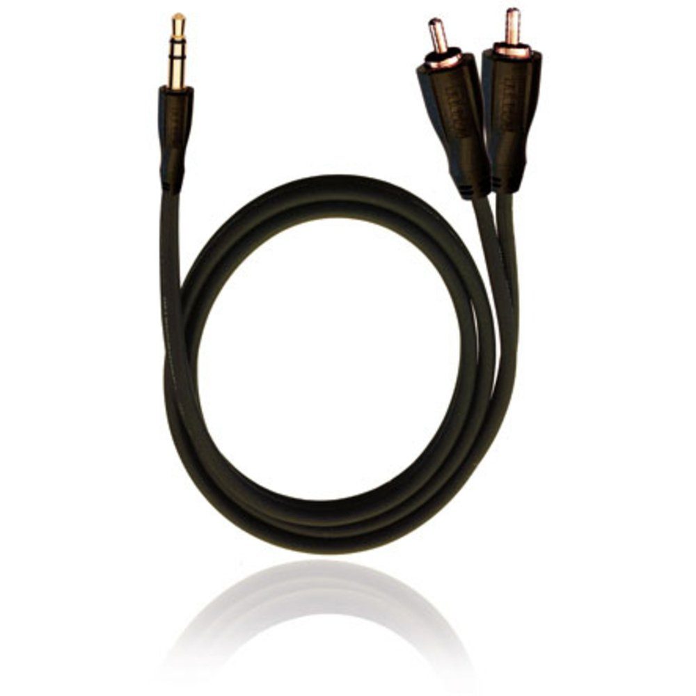 RCA RCA D1C84012 Klinke / Cinch Audio Anschlusskabel [2x Cinch-Stecker - 1 Audio- & Video-Kabel, (50.00 cm)