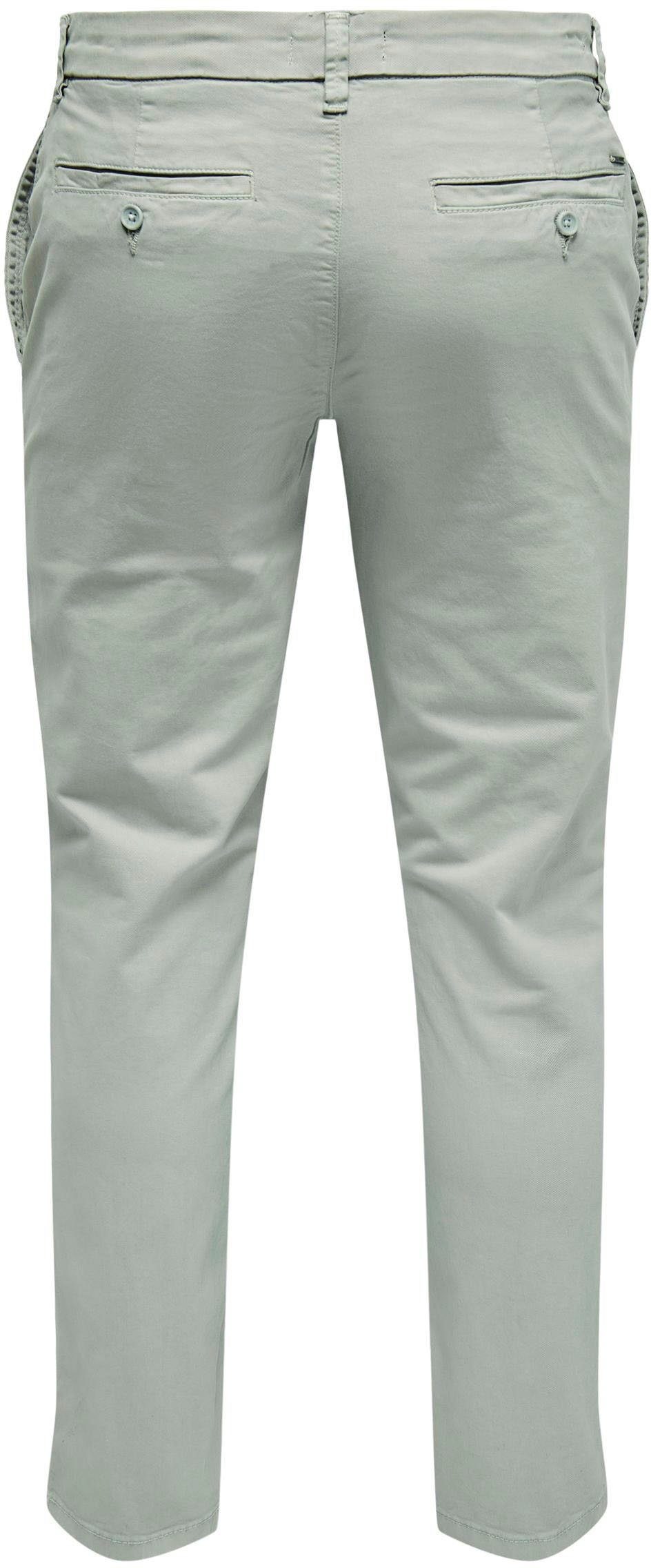 4-Pocket-Style SONS limestone Chinohose im & ONLY