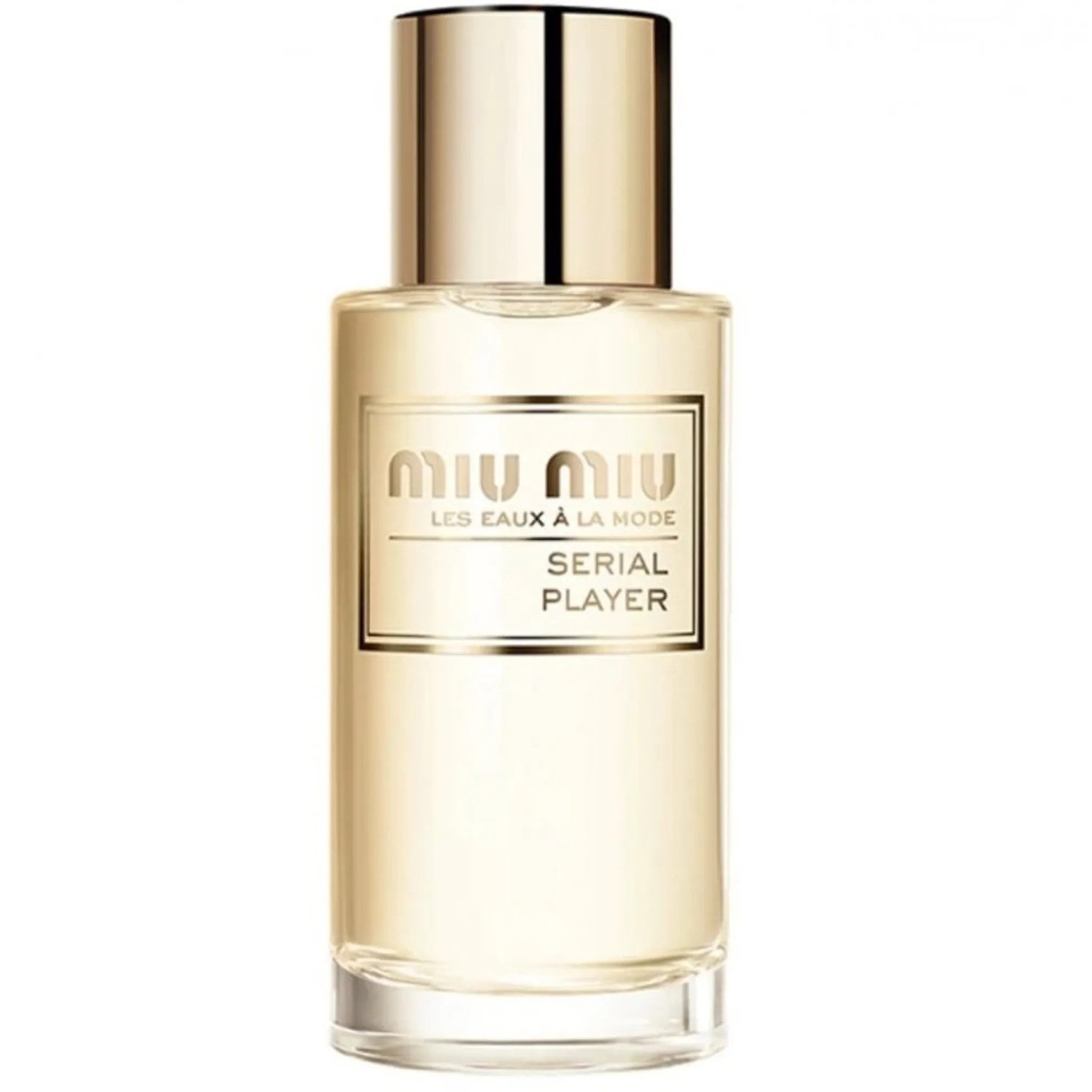 Miu Miu Eau de Toilette Serial Player 50ml, Weiß-florales Eau de Toilette mit Litschi, Orangenblüte & Vanille