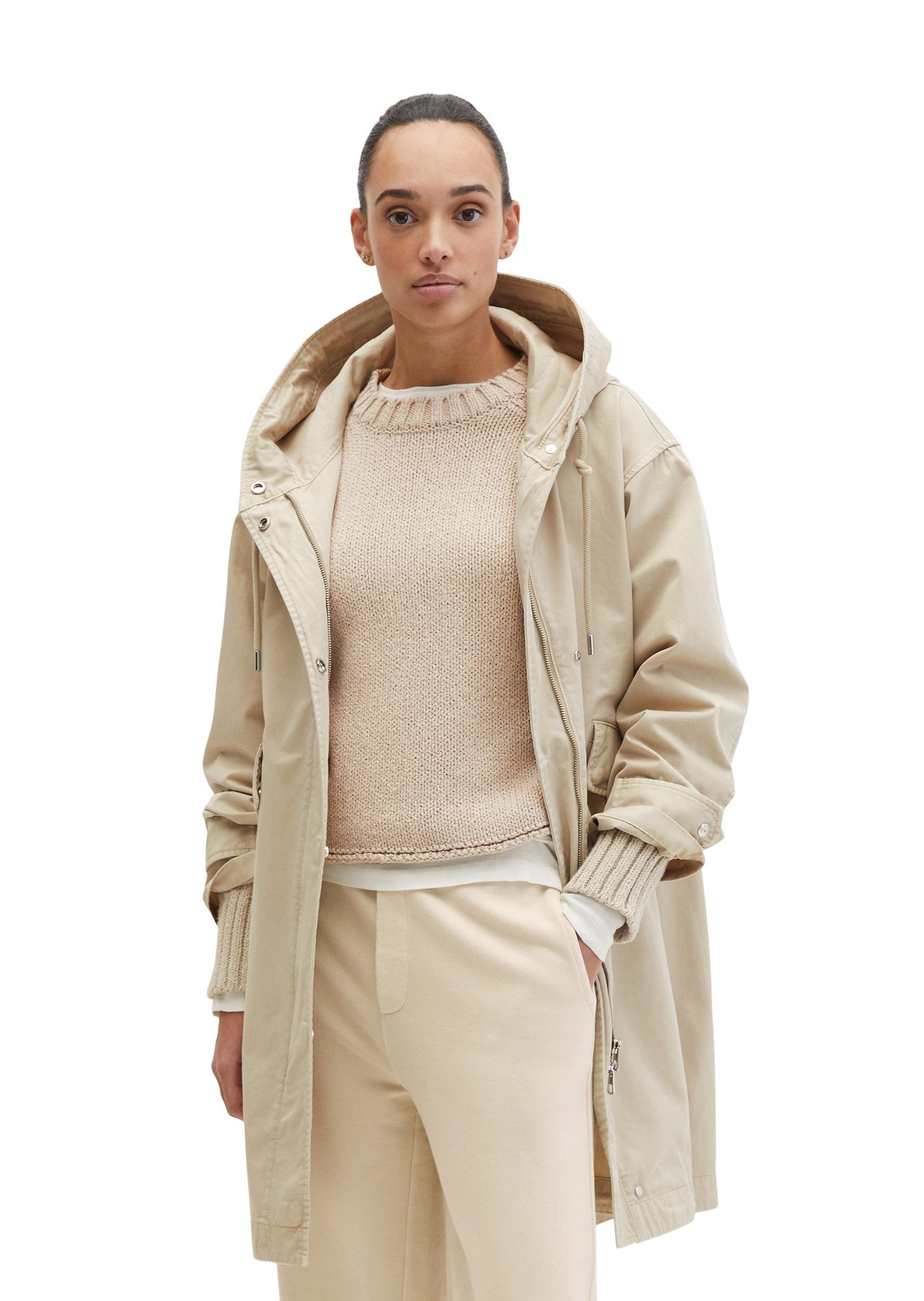 Marc O'Polo Kurzmantel aus Organic Cotton-Twill