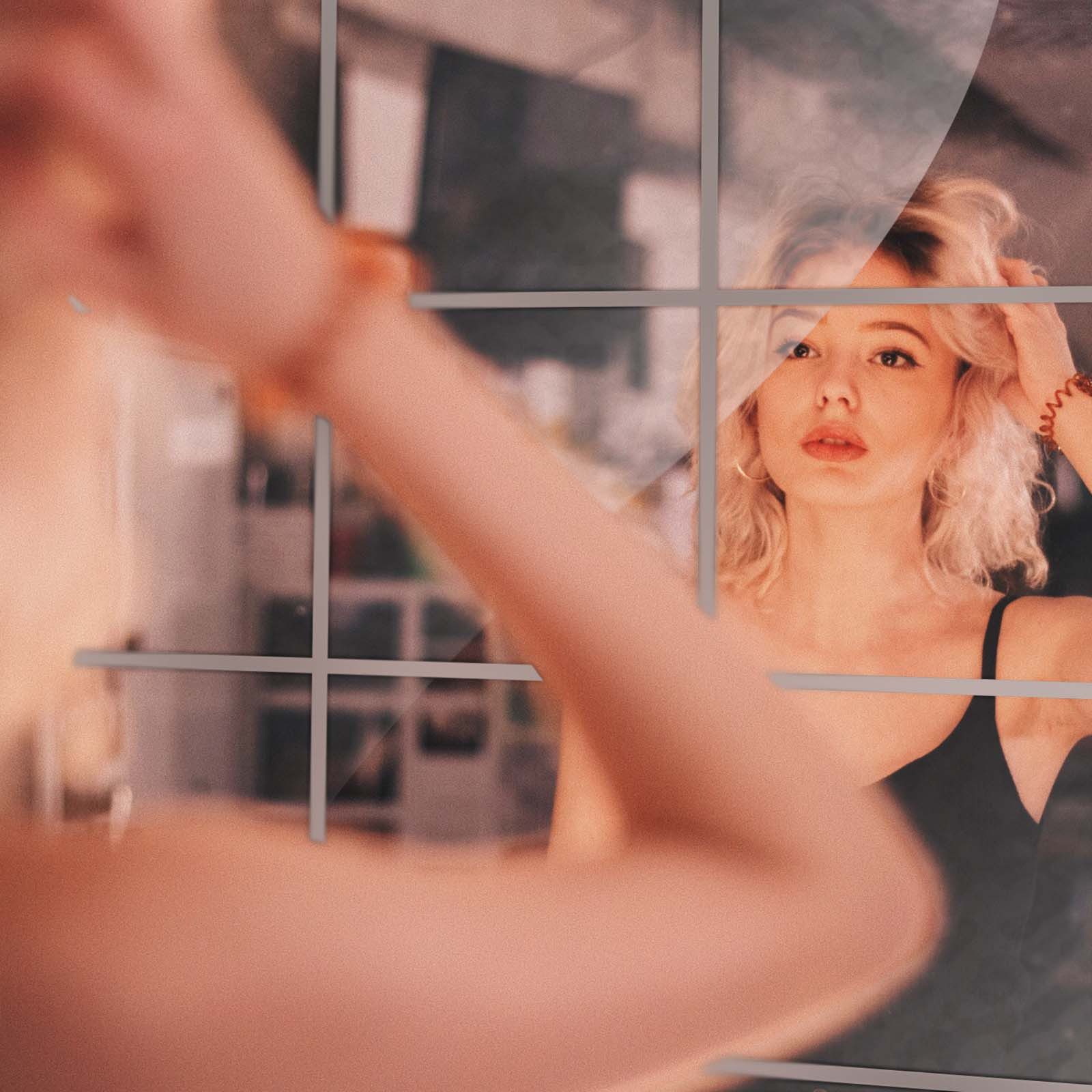 Adapter Universe Dekospiegel 16 Stück Spiegel Folie Wandspiegel selbstklebe günstig online kaufen