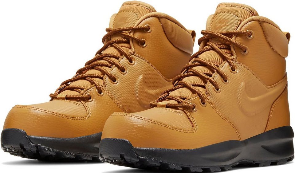 Nike Sportswear Manoa Leather Schnürboots, Profilierte Gummiaußensohle für  guten Grip