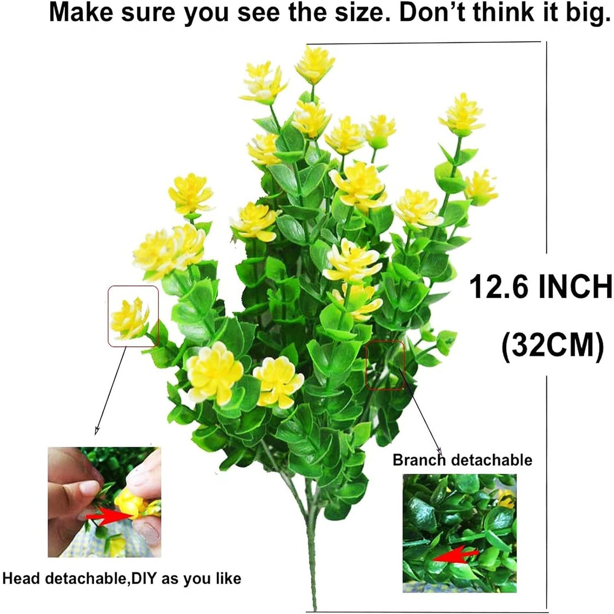 Kunstblumenstrauß Realistische künstliche Pflanze mit Eukalyptus günstig online kaufen