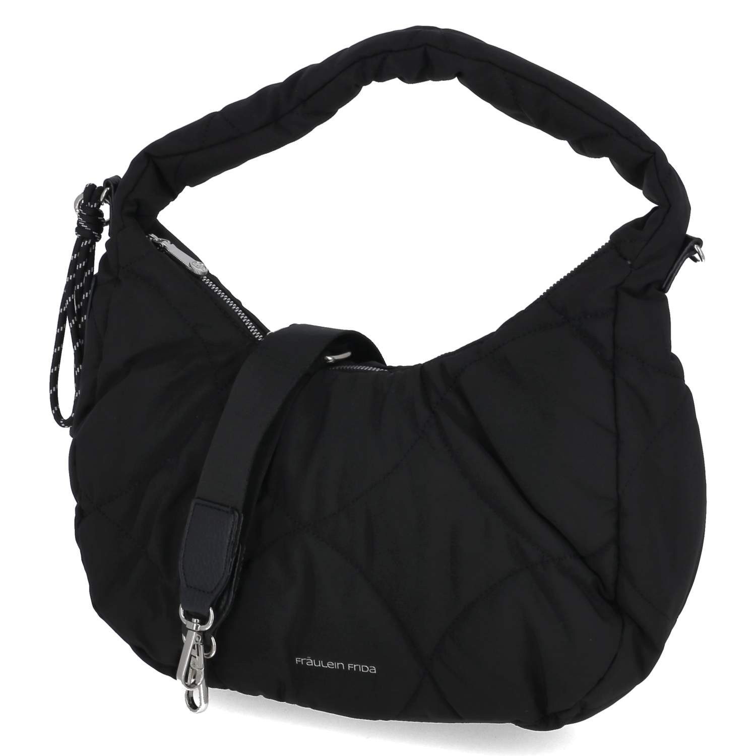 Fräulein Frida Handtasche Fräulein Frida FF2156,100 Damen Umhängetaschen Textil black