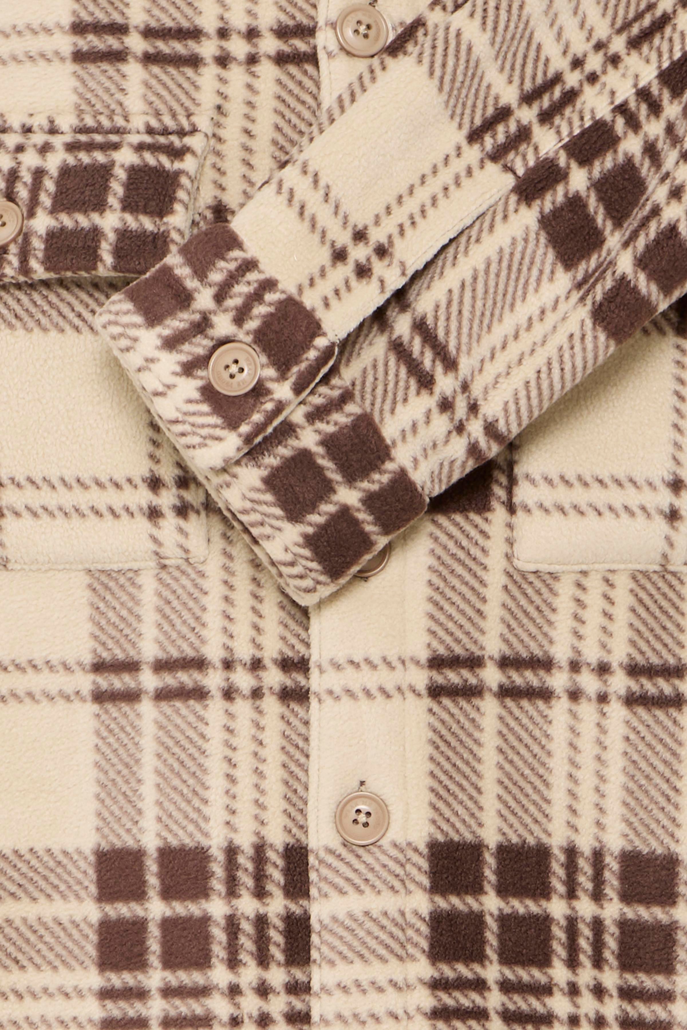 Blend Langarmhemd BHBAKI Shirt Regular Fit, aus Polyester, kariertes Webmaterial