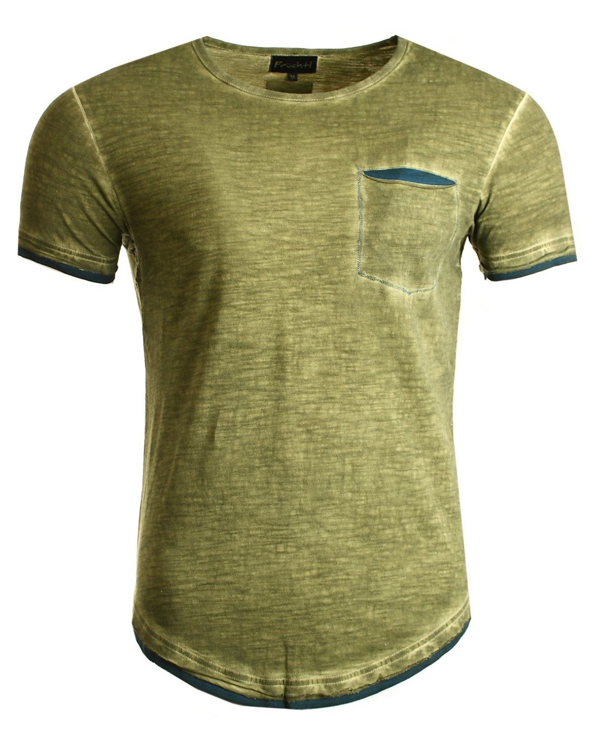 Früchtl T-Shirt mit Rundhals-Ausschnitt