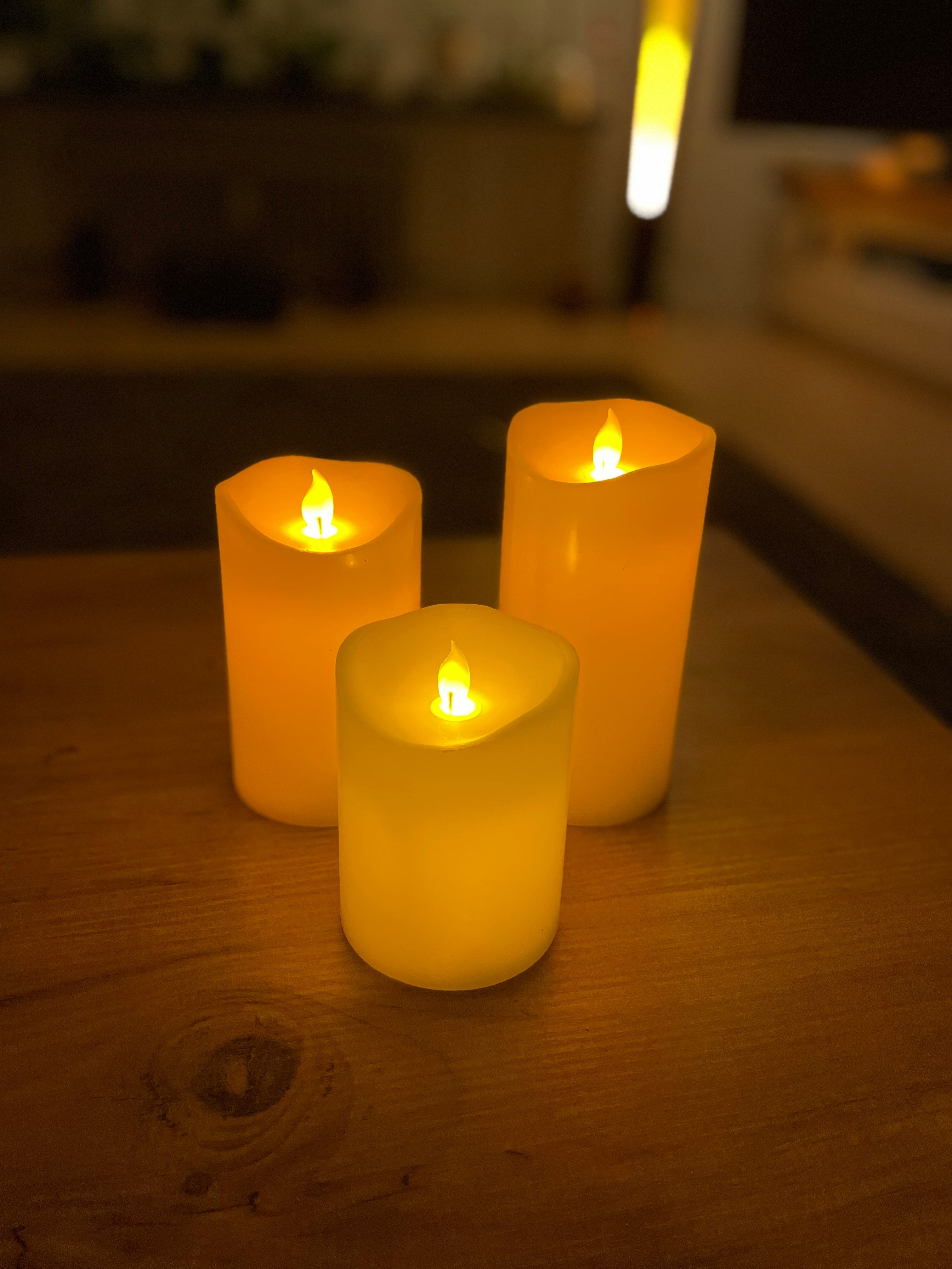 Luna24 simply great ideas... LED-Kerze Magische LED-Kerzen mit pulsierender günstig online kaufen