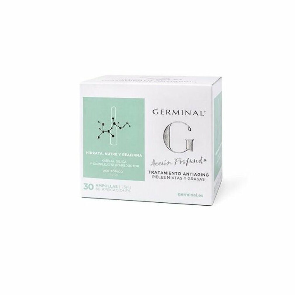 Germinal Tagescreme Germinal 30 Ampollas Accion Profunda Tratamiento Antiaging Pieles