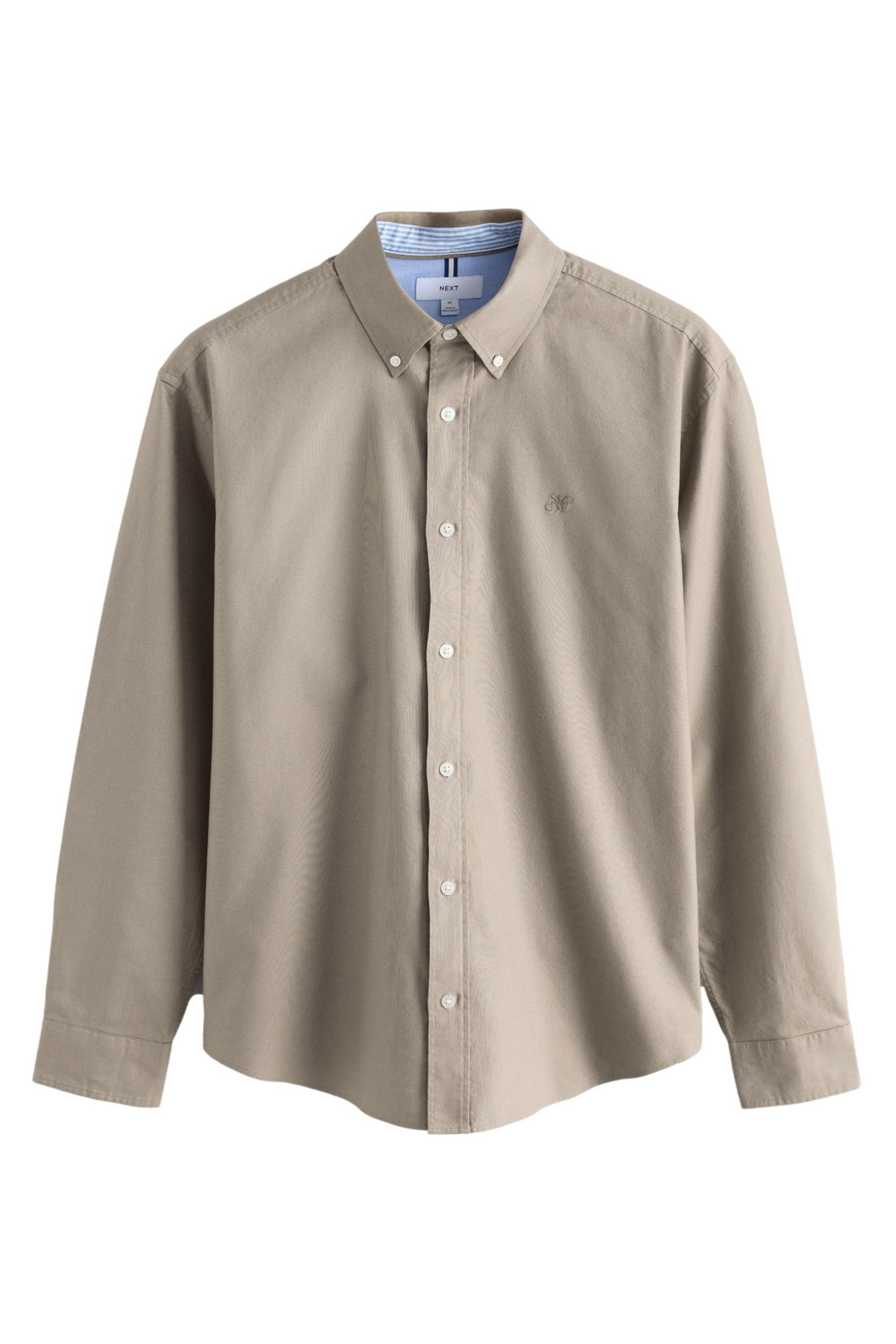 Next Langarmhemd Langärmeliges Oxfordhemd aus 100 % günstig online kaufen
