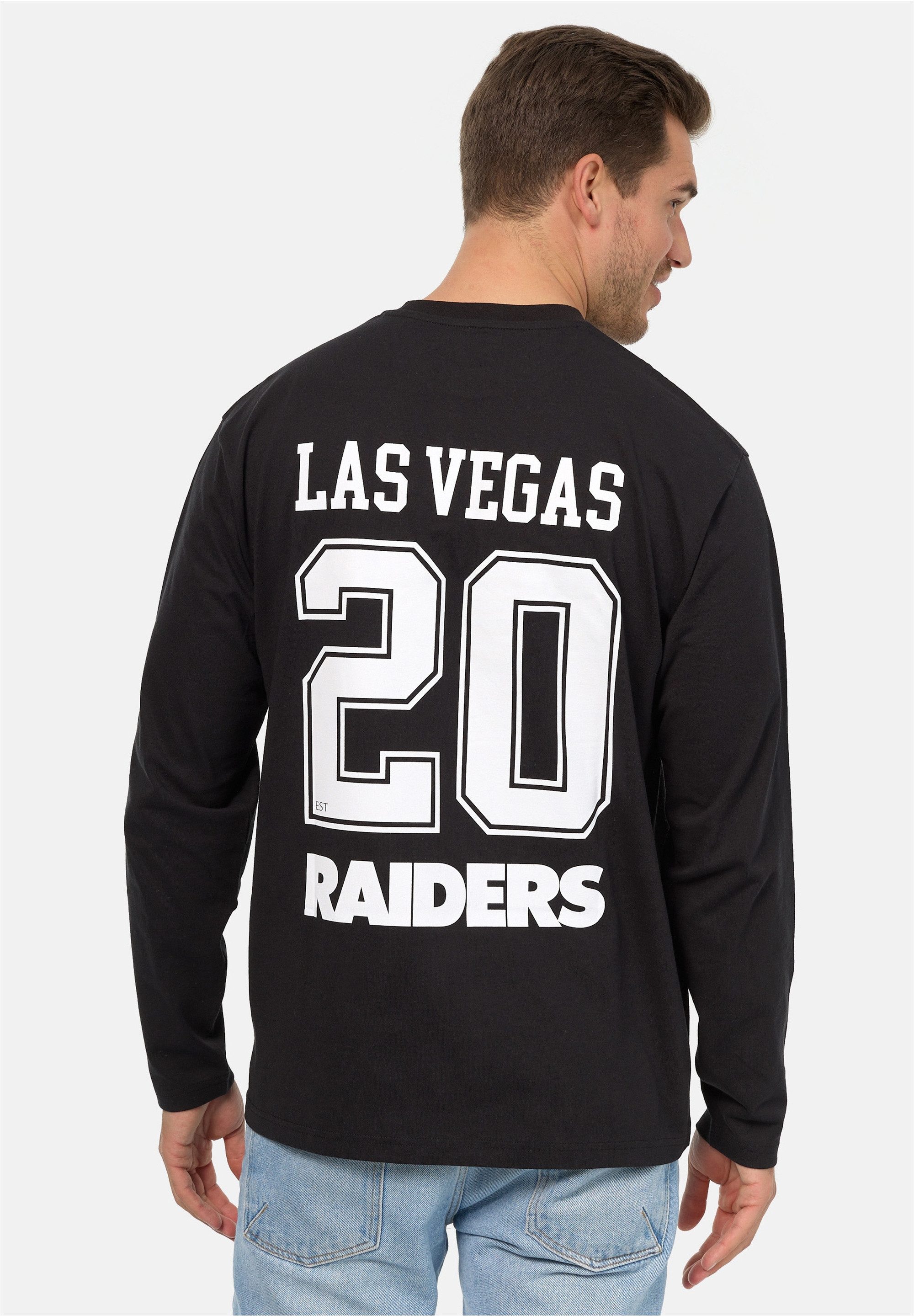 Recovered Sweatshirt NFL Raiders Commitment To Excellence Relaxed im lockeren Schnitt