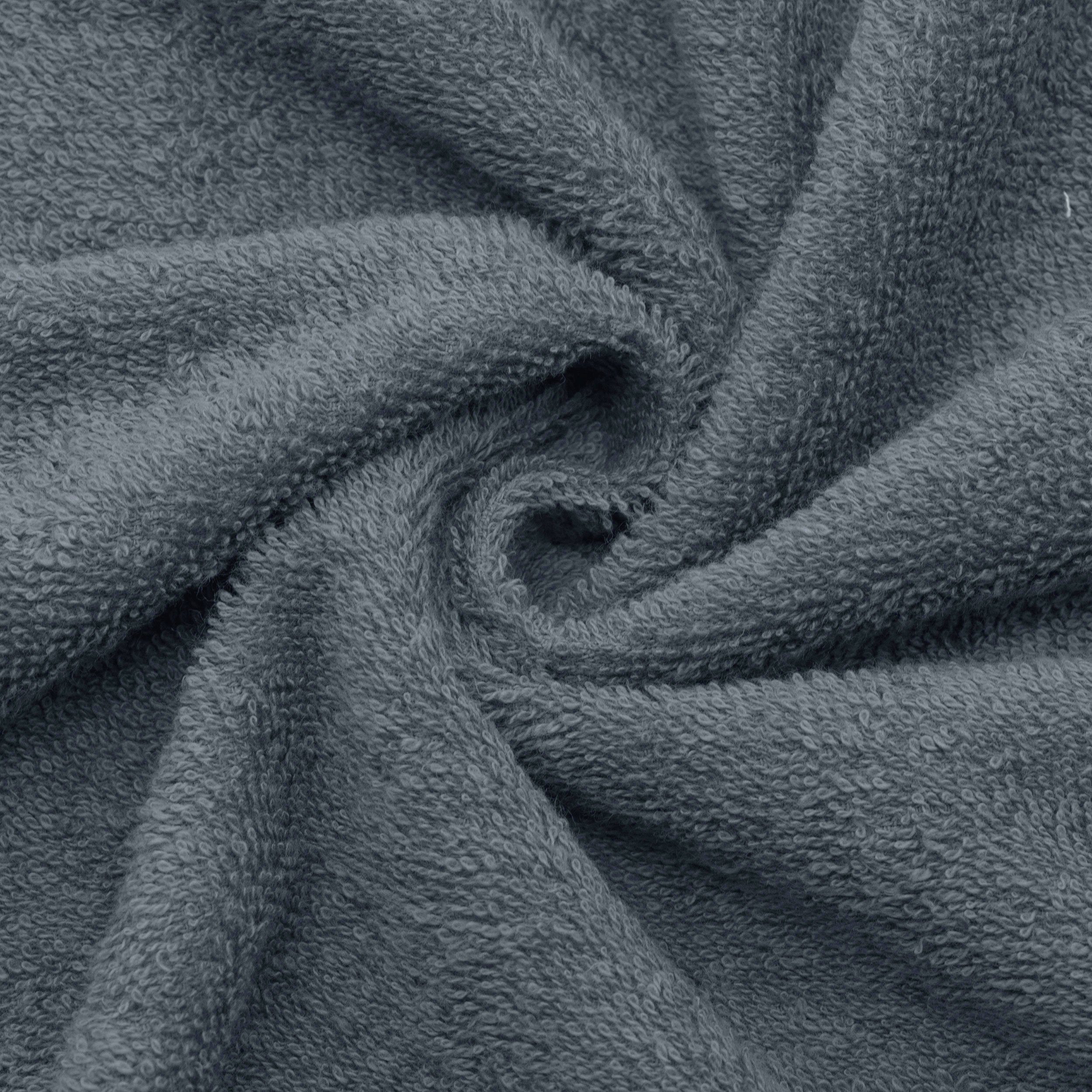 ZOLLNER Duschtücher, 95°C Farben (2-St), 140 x waschbar 100% alle 70 grau cm, Baumwolle, bis Walkfrottier