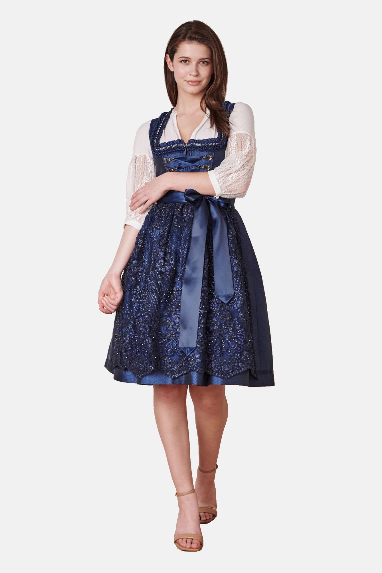 Blaue Krüger Madl Dirndl für Damen online kaufen | OTTO