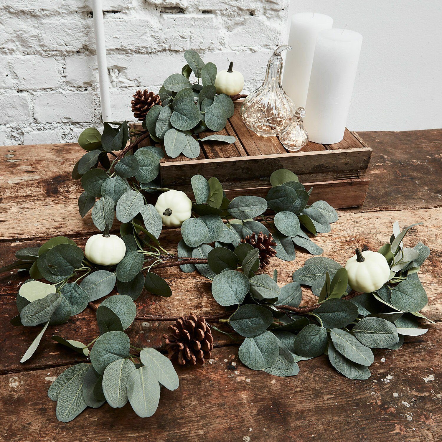 Girlande Grün 4x4m - Salbeigrüne Deko Für Party, Hochzeit & Weihnachten