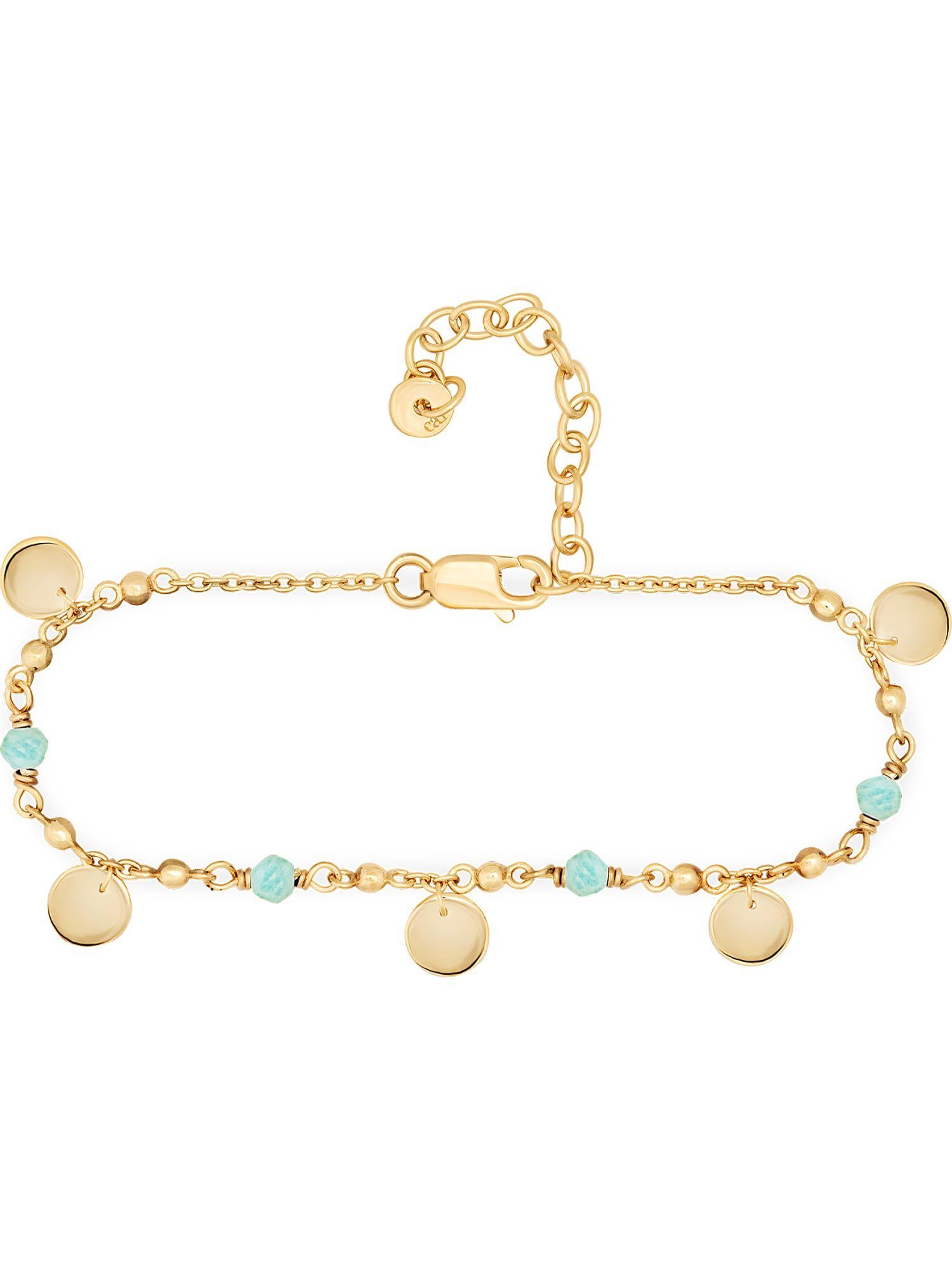 CAÏ Silberarmband Caï Damen-Armband 925er Silber 4 Farbstein, Modern
