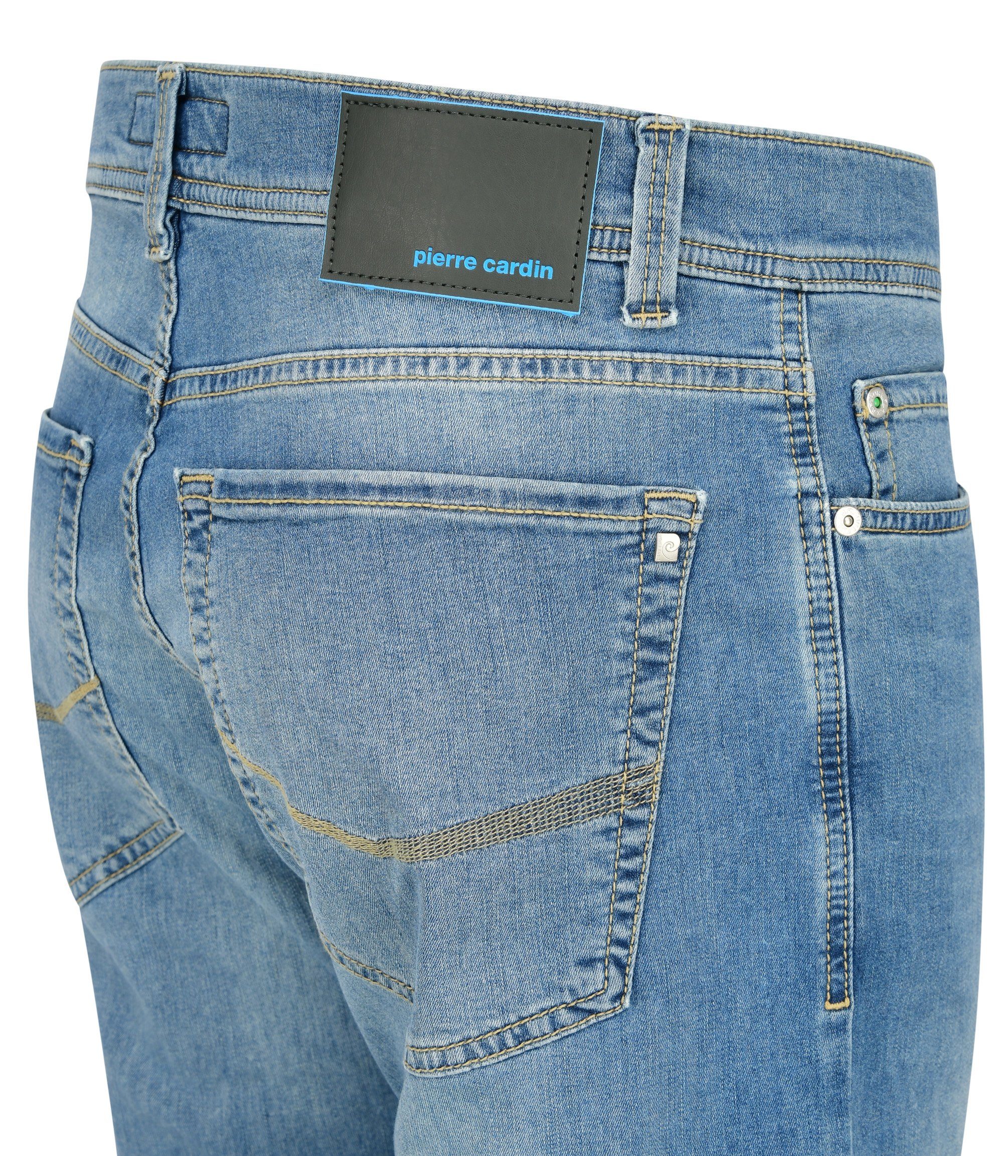 Pierre Cardin 5-Pocket-Jeans PIERRE CARDIN LYON TAPERED light blue used buffies 34510 8021.6844 - – Bild 3 von 3