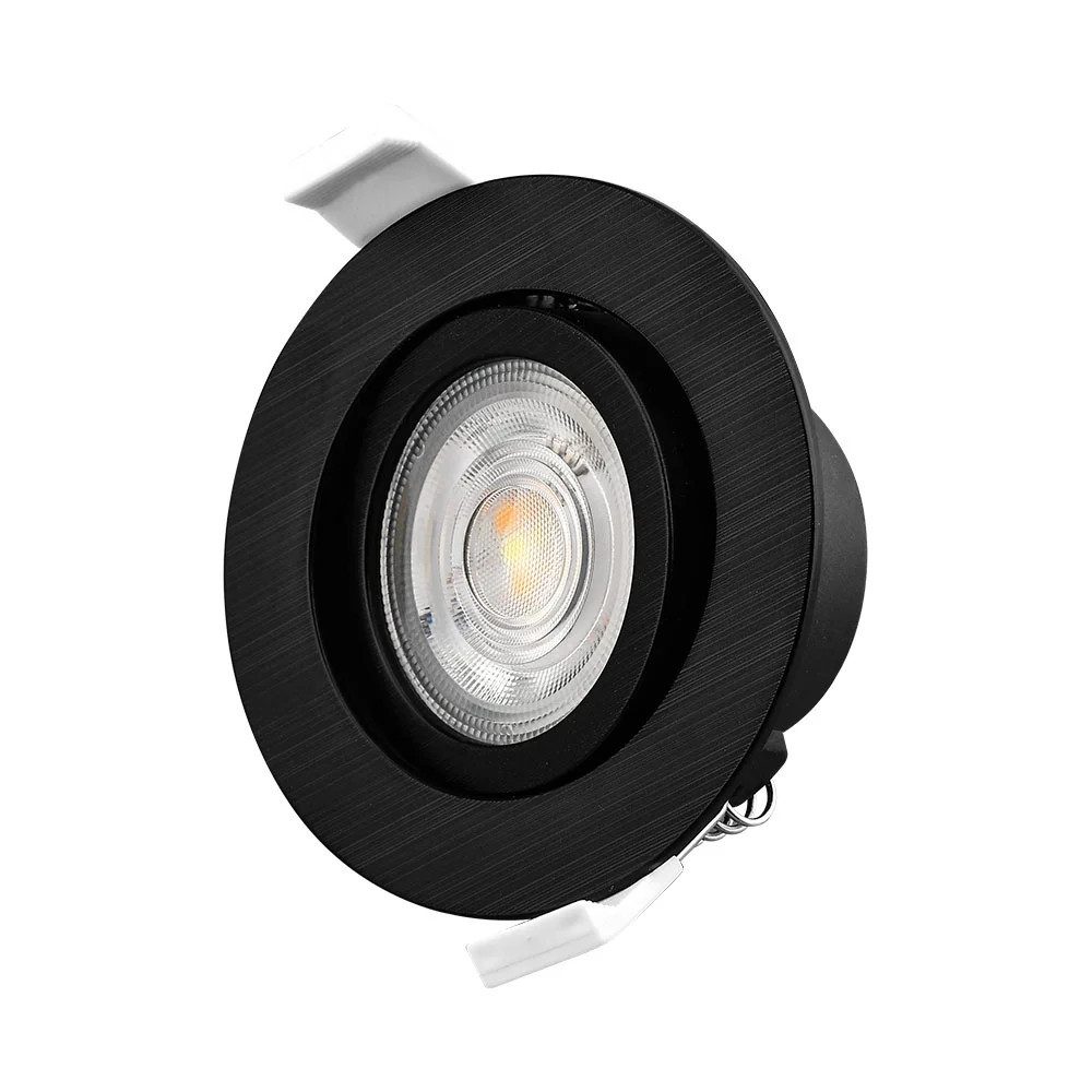 Mundotec LED Einbauleuchte LED Einbauspot Einbaustrahler 5W rund IP40 schwenkbar Ø7,0 cm