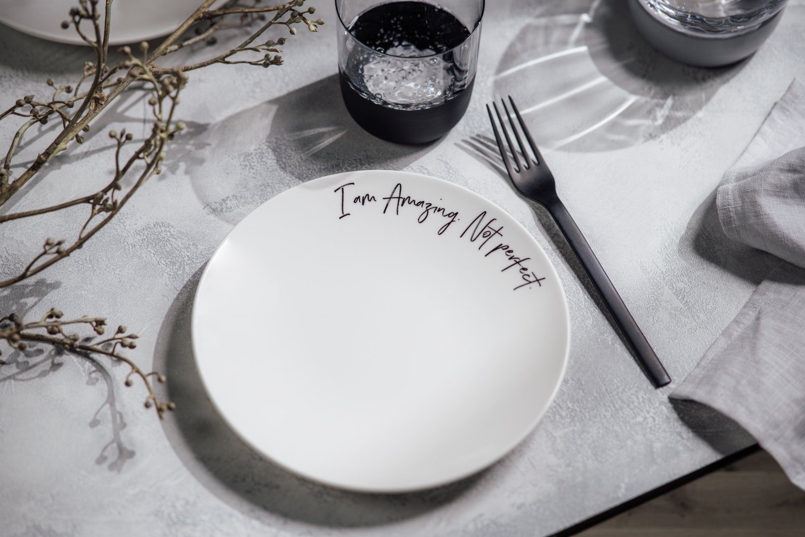 Villeroy & Boch Frühstücksteller Statement Frühstücksteller Amazing not perfect