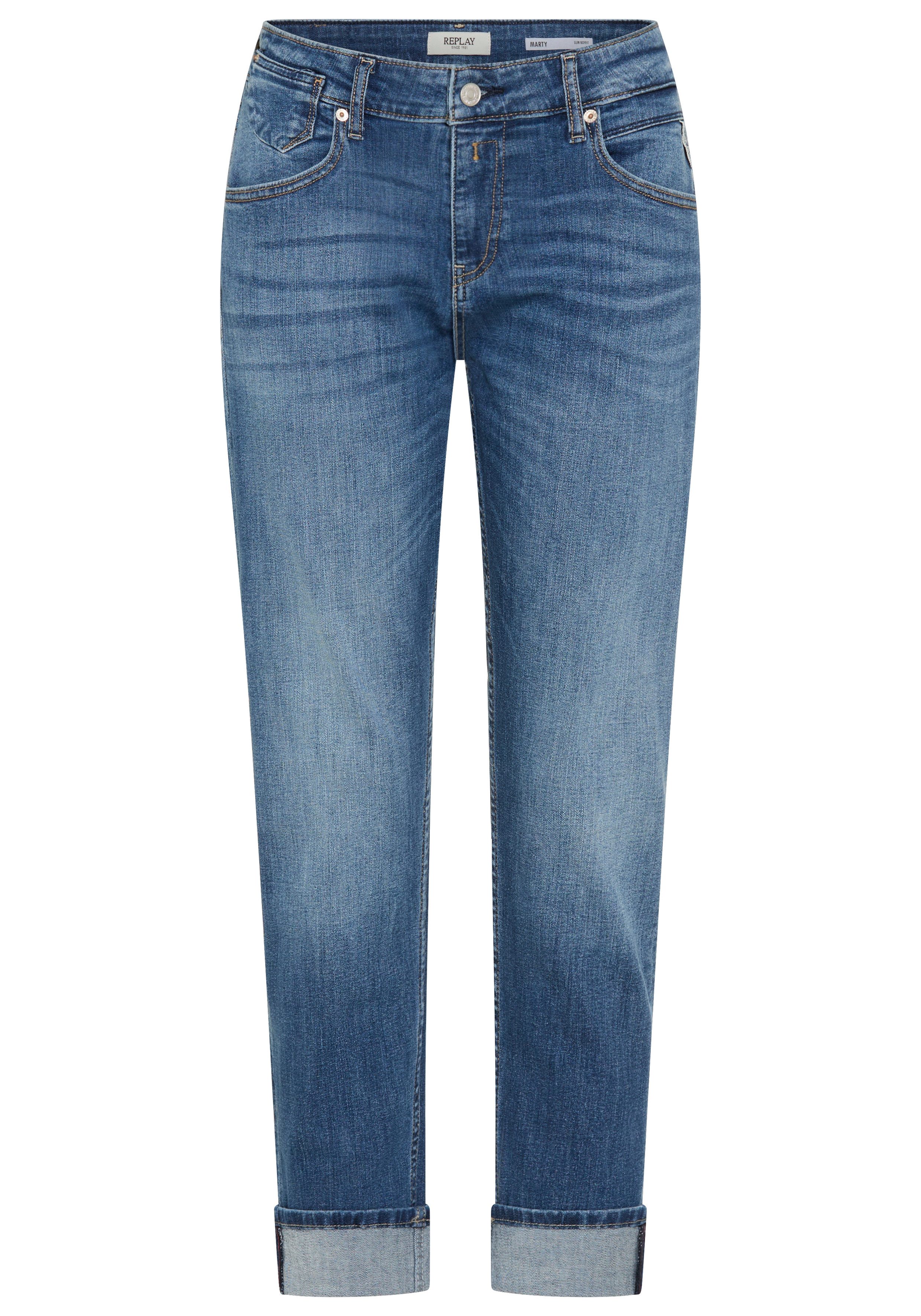 Replay Slim-fit-Jeans MARTY mit leichter Waschung