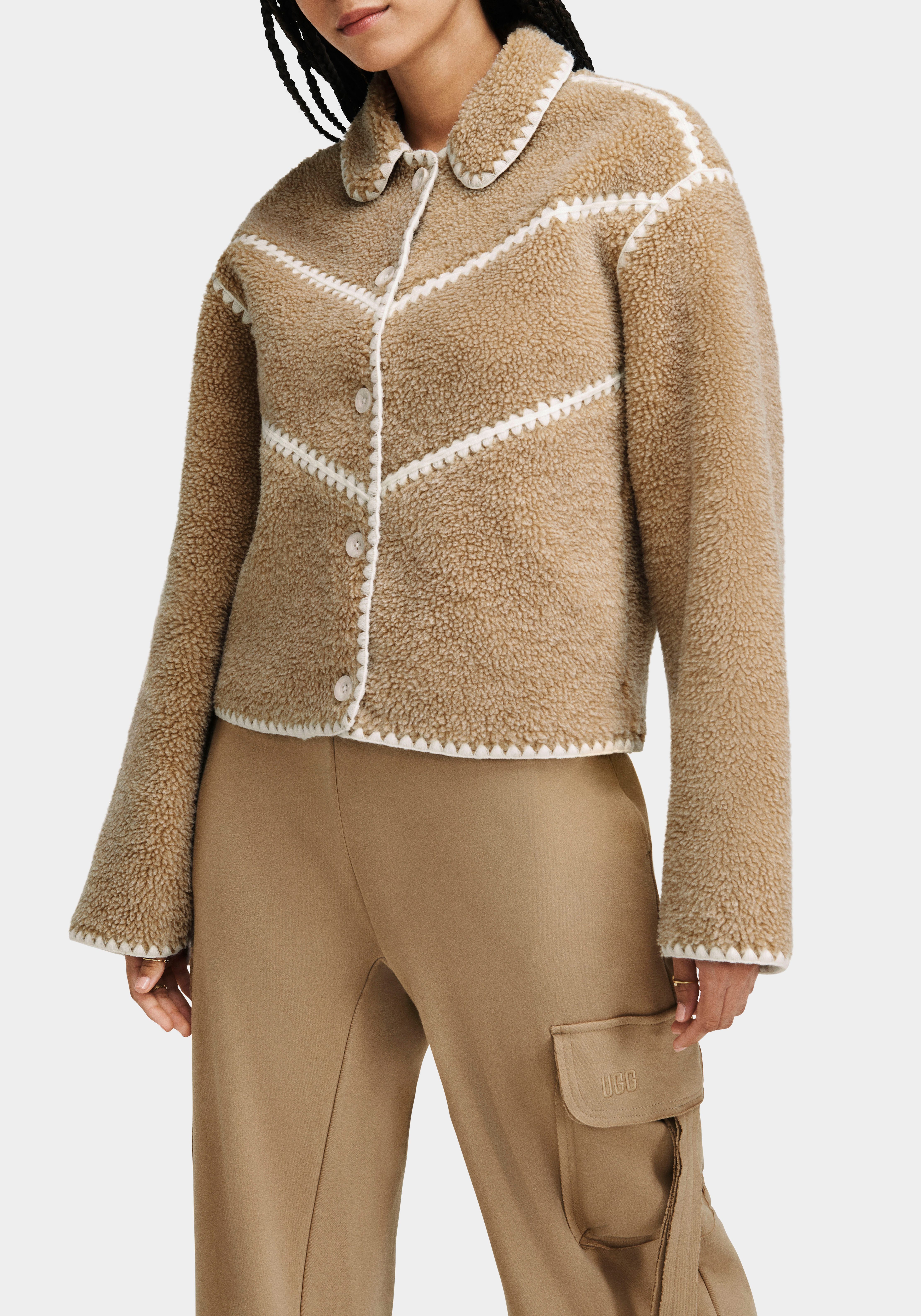 UGG Plüschjacke Ellison UGGfluff Shell Jacket günstig online kaufen