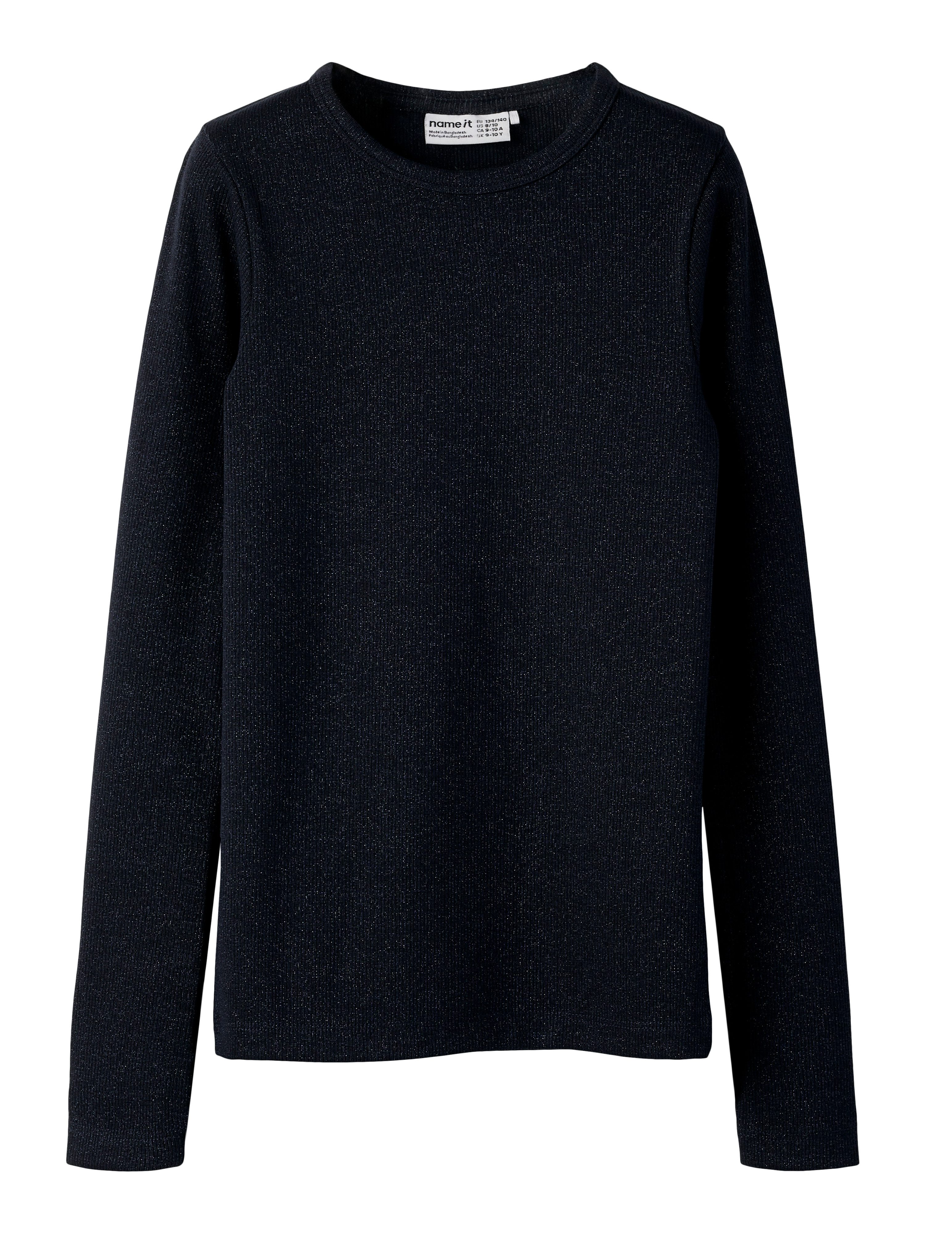 Name It Langarmshirt NKFNAYLA LS TOP Viskosemischung, mit Glitzer Details – Bild 4 von 5