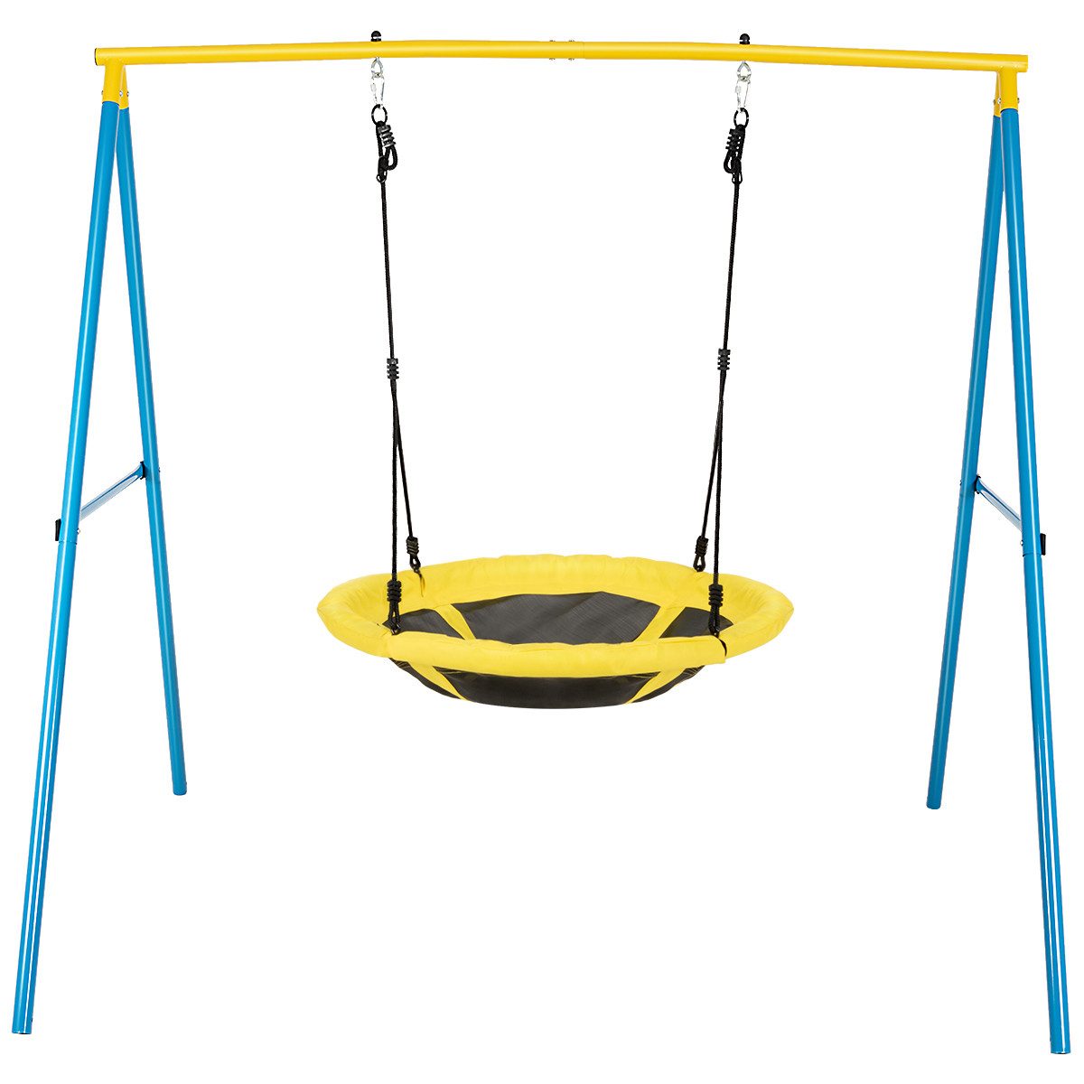 COSTWAY Nestschaukel, 100-130cm verstellbar, 196x180x185cm