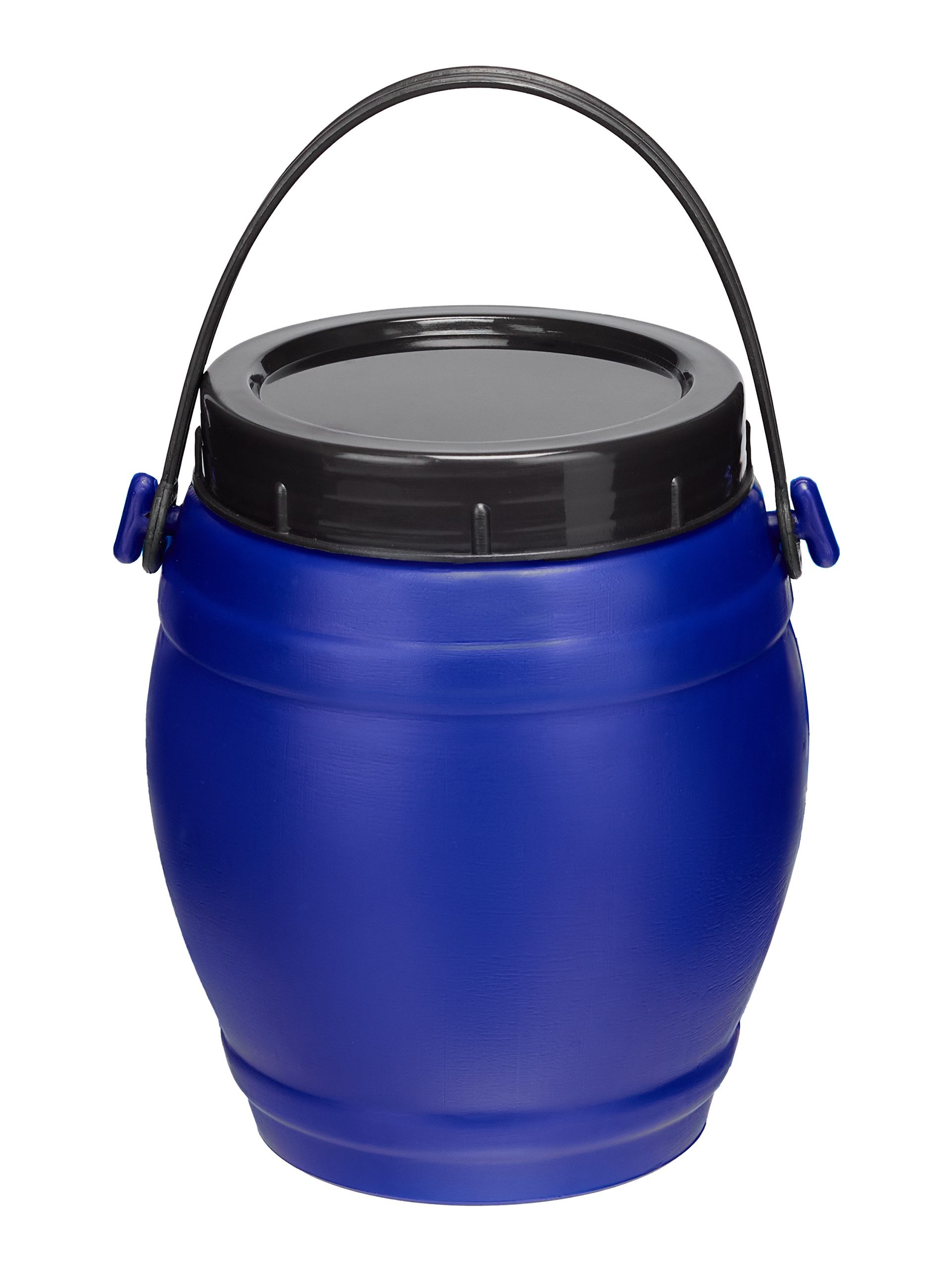 Garronda Regentonne 1,5L Behälter mit Крышки Weithalsfass BPA-frei GD-0086, Blau, 1.5 l
