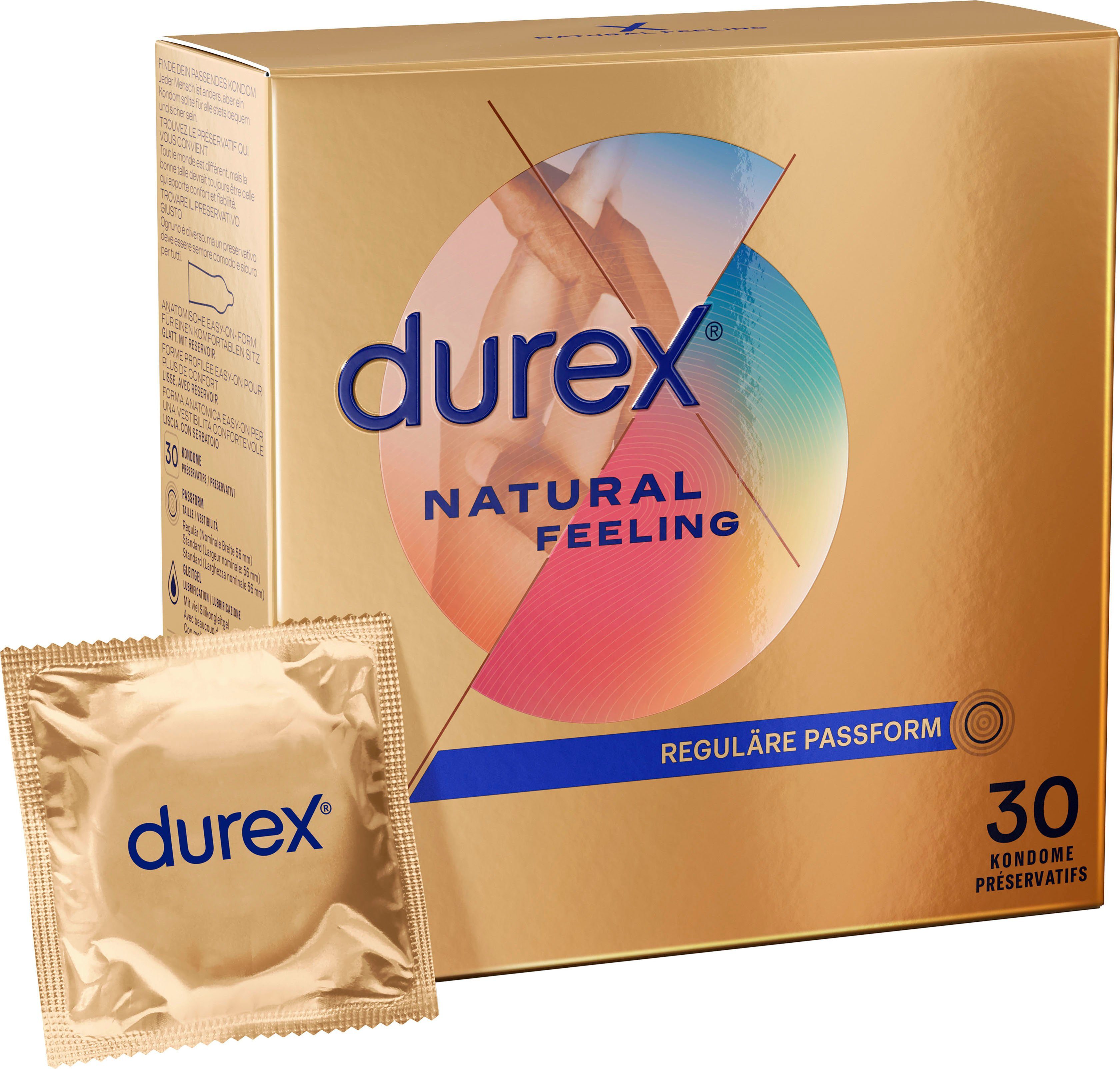 durex Kondome Feeling Packung, Natural 30 St