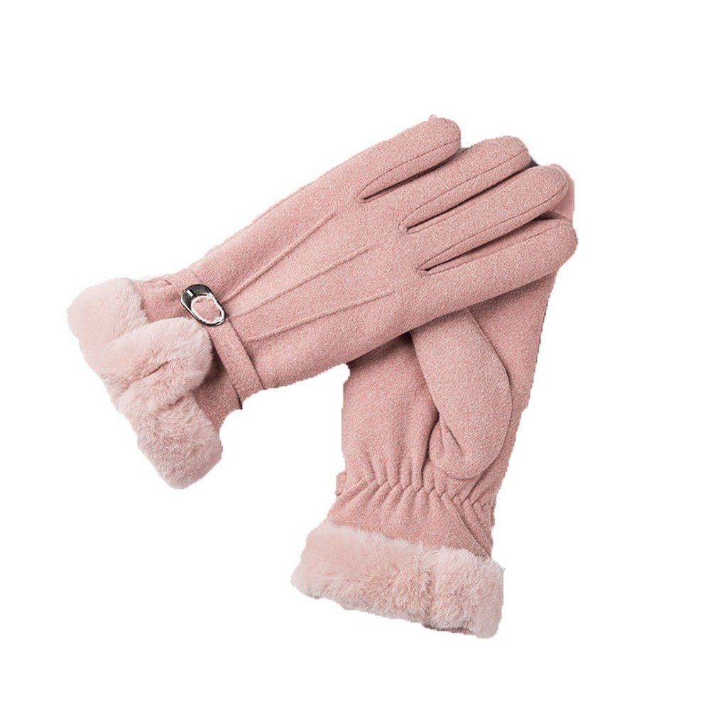 Tapferer Ping Fleecehandschuhe Winter-Reithandschuhe Damenhandschuhe