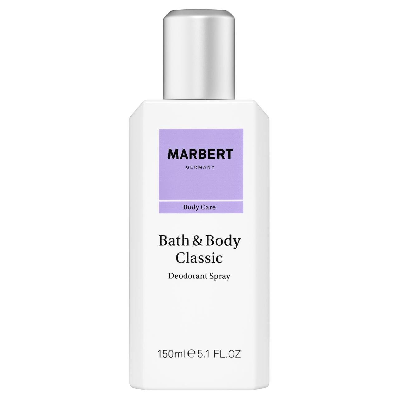 Marbert Deo-Spray Bath & Body Classic Natural Deodorant Spray