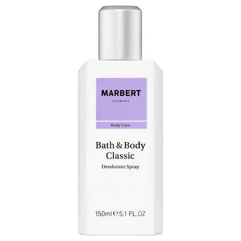 Marbert Deo-Spray Bath & Body Classic Natural Deodorant Spray
