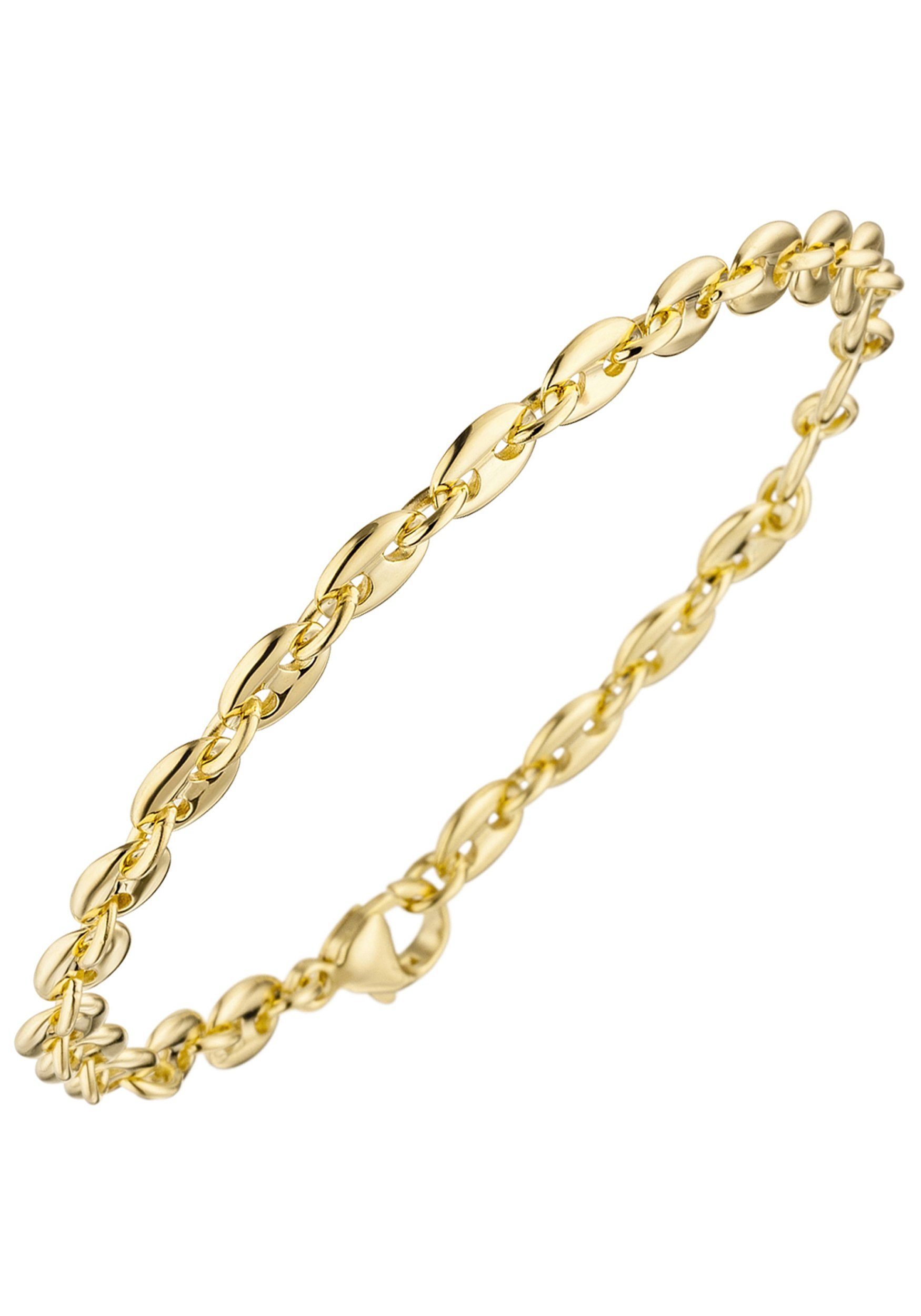 JOBO Goldarmband Kaffeebohne, 585 Gold 21 cm günstig online kaufen