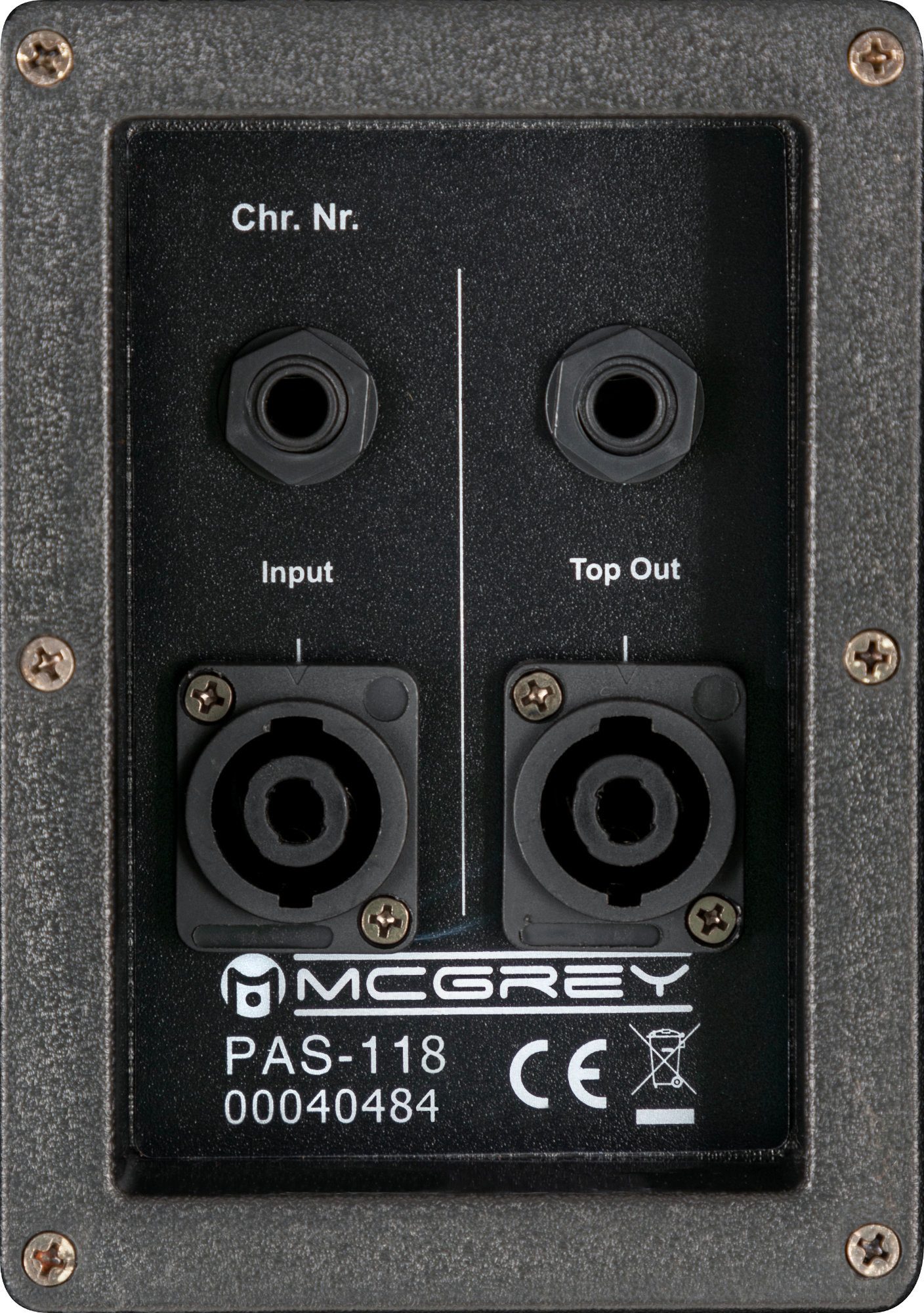 McGrey PAS-118 18" (45 cm) passives Subwoofer - Bassreflex-Kanäle Subwoofer (N/A, 450 W, SPK-Anschluss In/Out)