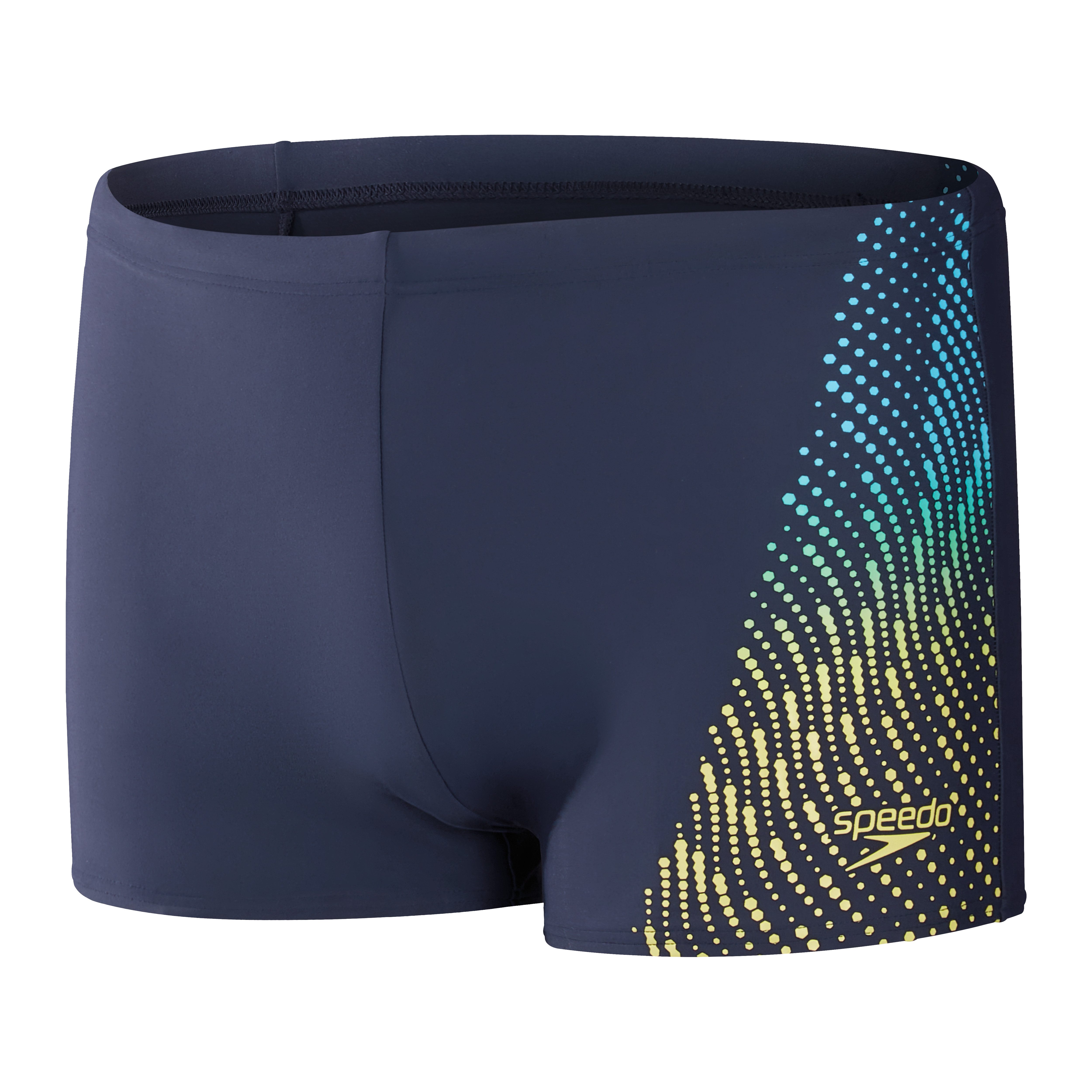 Speedo Badehose PLMT ASHT AM BLUE/YELLOW (1-St) günstig online kaufen