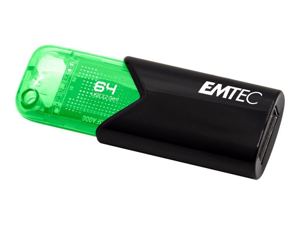 EMTEC EMTEC USB-Stick 64 GB B110 USB 3.2 Click Easy Green USB-Stick
