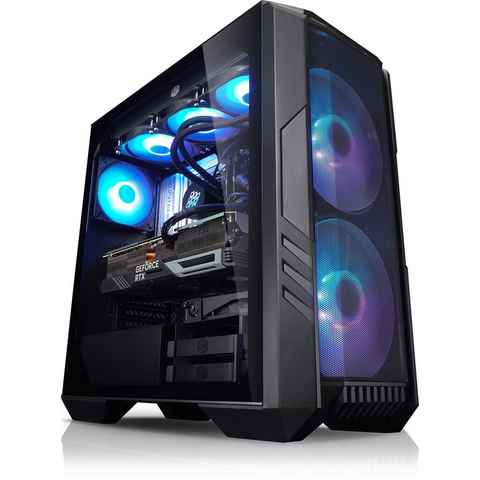 Kiebel Lightning 14 Gaming-PC (Intel Core i7 Intel Core i7-14700KF, RTX 4070 Ti SUPER, 32 GB RAM, 2000 GB SSD, Wasserkühlung, WLAN, ARGB-Beleuchtung)