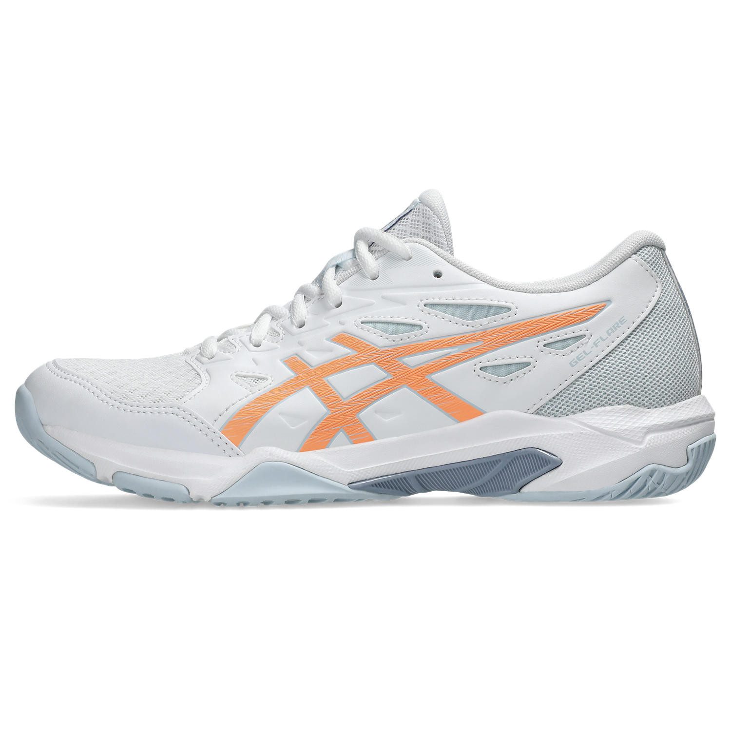 Asics GEL-FLARE WHITE/BRIGHT SUNSTONE Hallenschuh