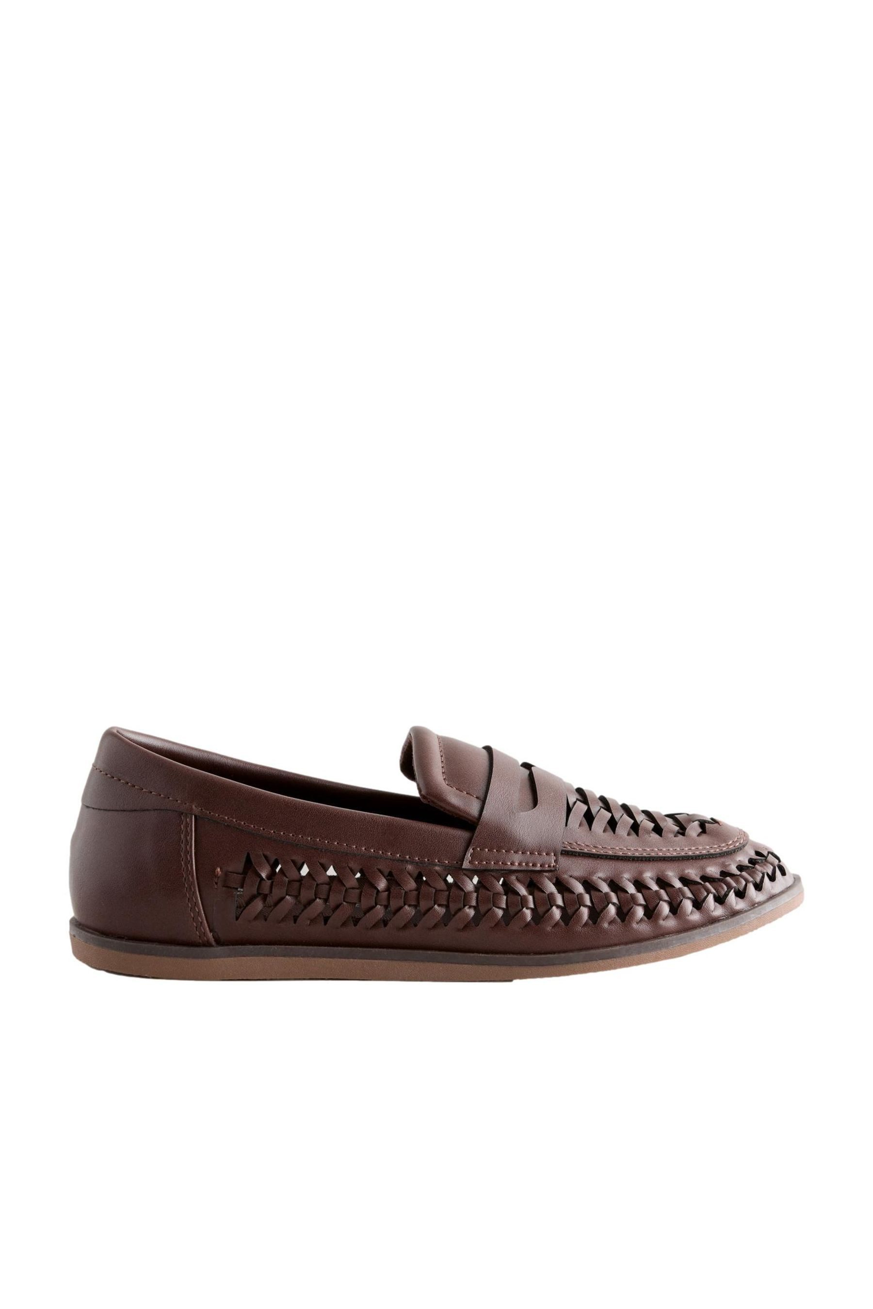 Slipper aus Webstoff Loafer