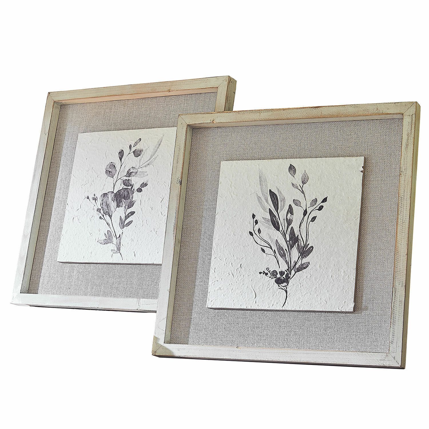 Mirabeau Wanddekoobjekt Bild 2er Set Ylivane günstig online kaufen