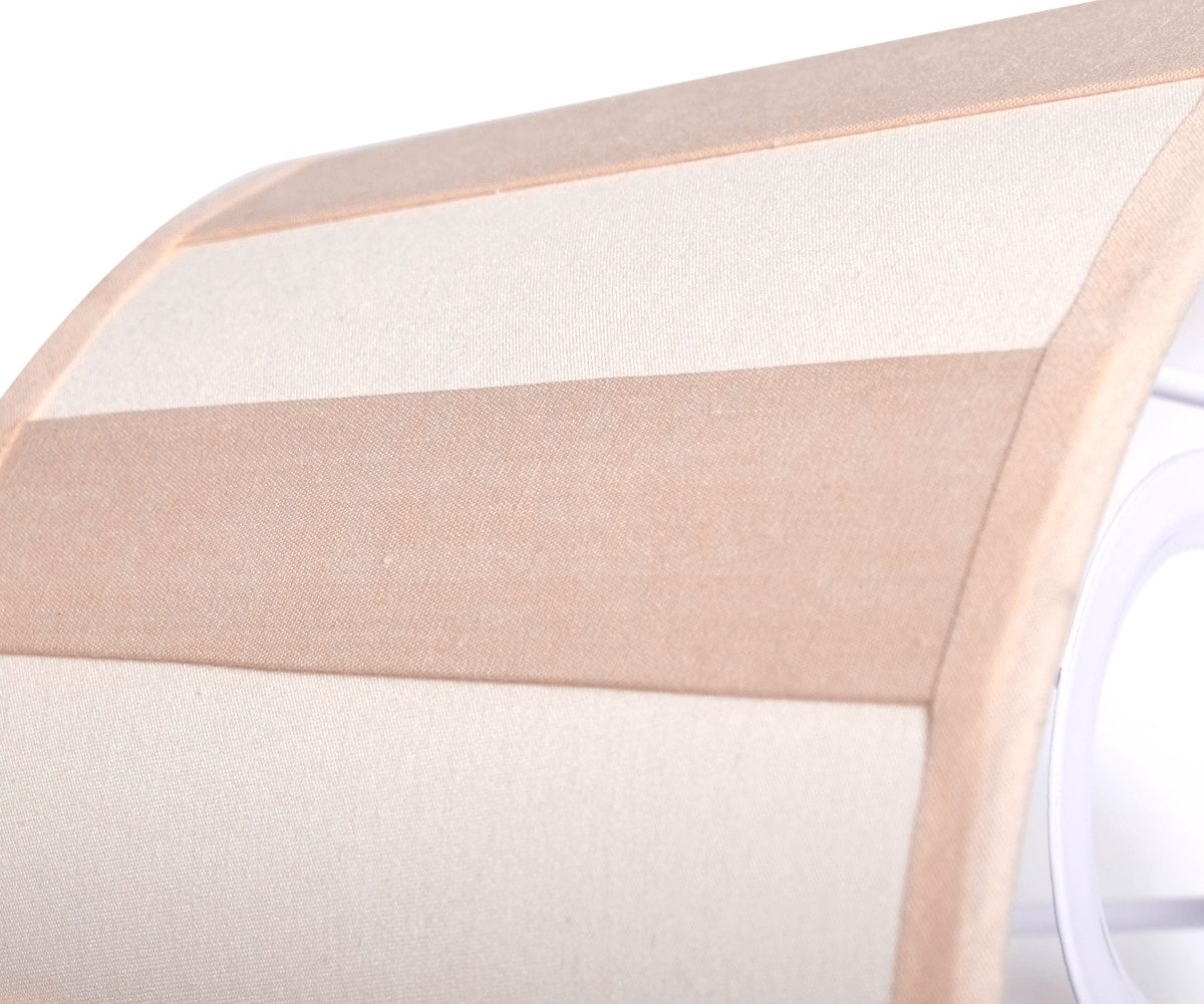 Brillibrum Lampenschirm Lampenschirm gestreift oval rund Streifenmuster E27 E14 – Bild 4 von 5