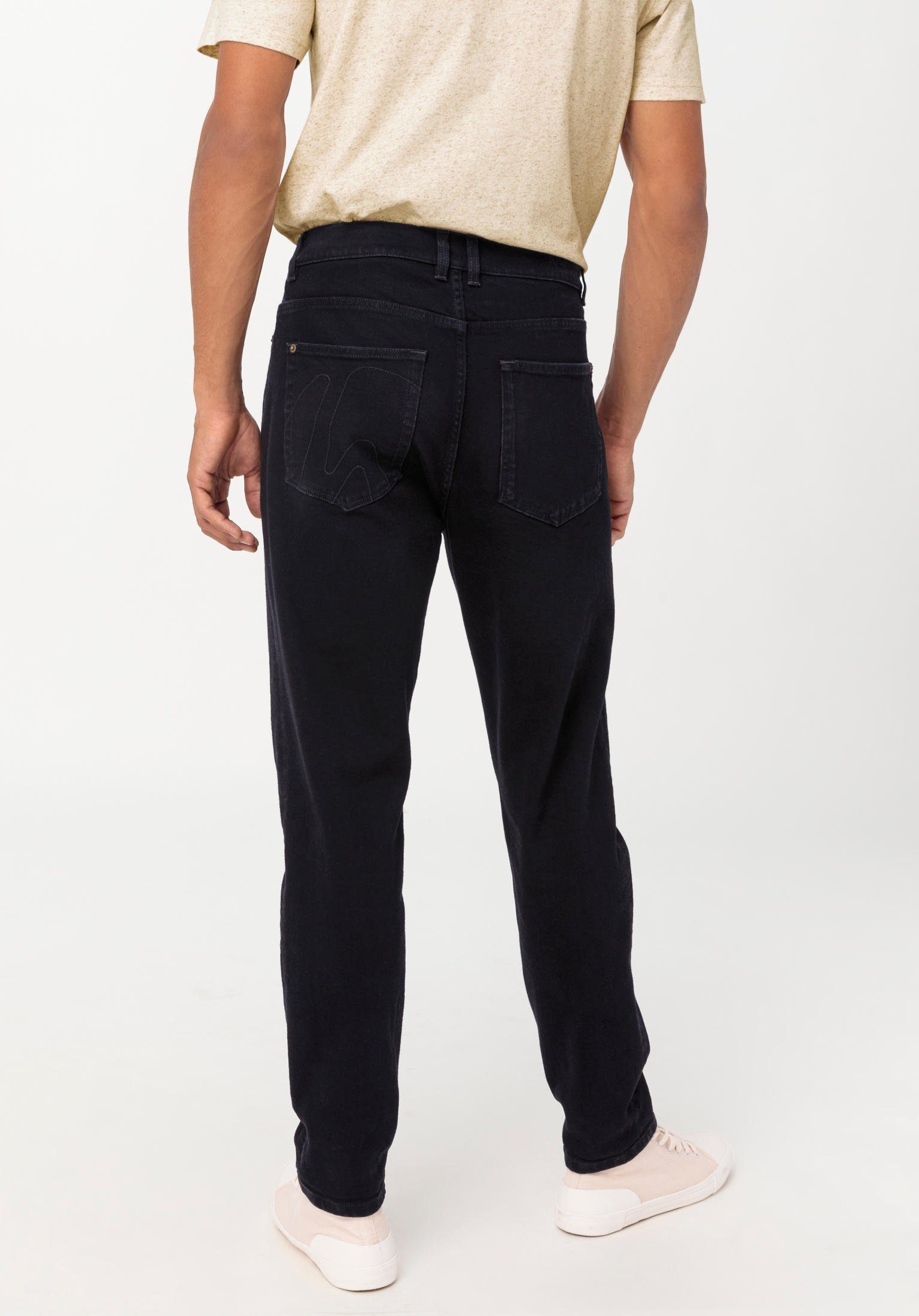 Jeans COREVA™ Hessnatur Bio-Denim Fit (1-tlg) aus Tapered Bequeme Relaxed
