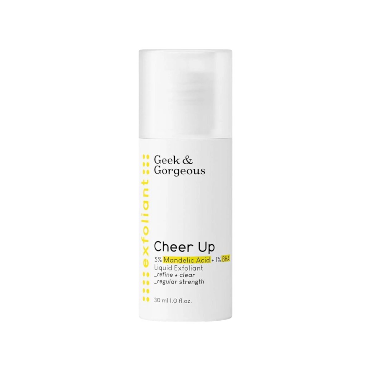 Geek & Gorgeous Gesichtsreinigungsgel Geek & Gorgeous Cheer Up 5% Mandelic + BHA Liquid