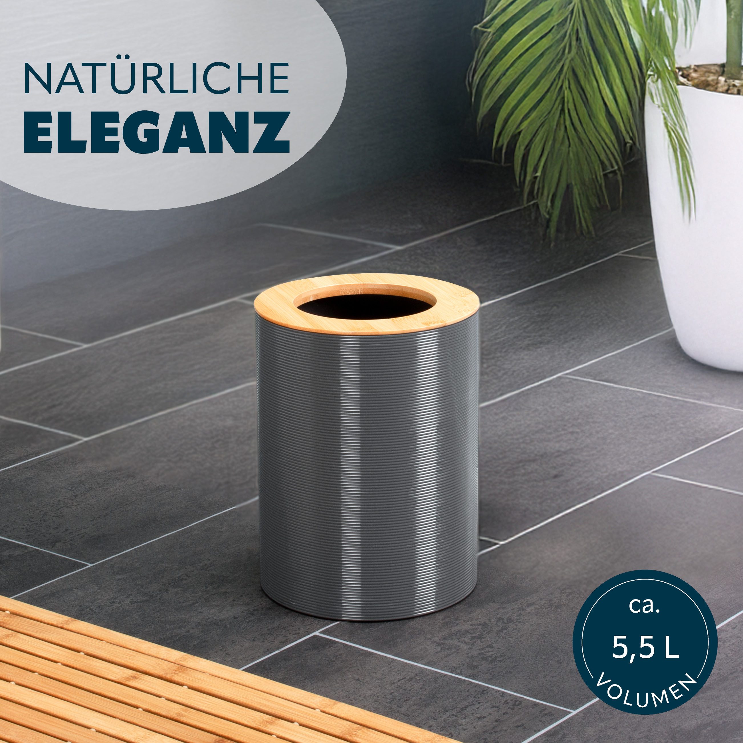 bremermann Badaccessoire-Set 6tlg. Bad-Set SEGNO // u. A. WC-Bürste, Kosmet günstig online kaufen