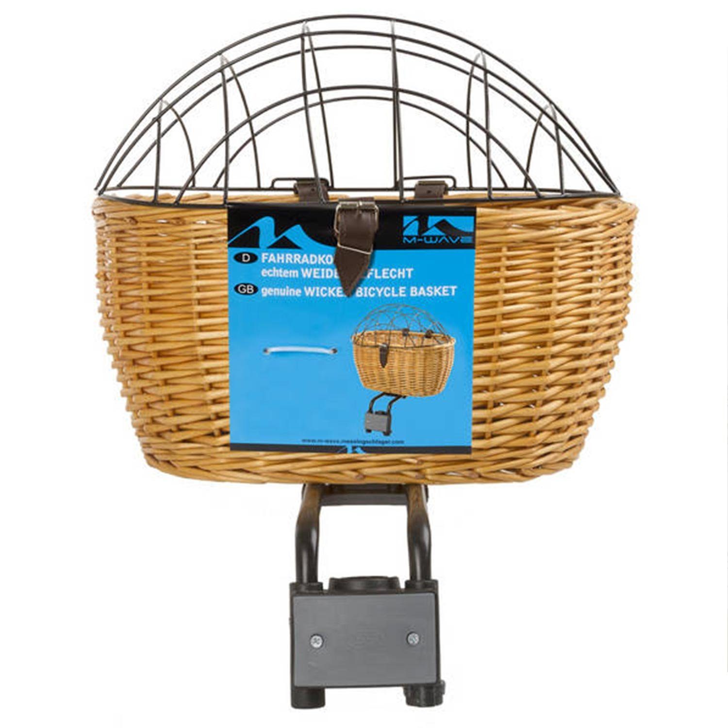 hinten Hundekorb Einkaufsshopper Fahrrad 15 vorne Korb BA bis oder M-Wave kg Fahrradkorb Pet,