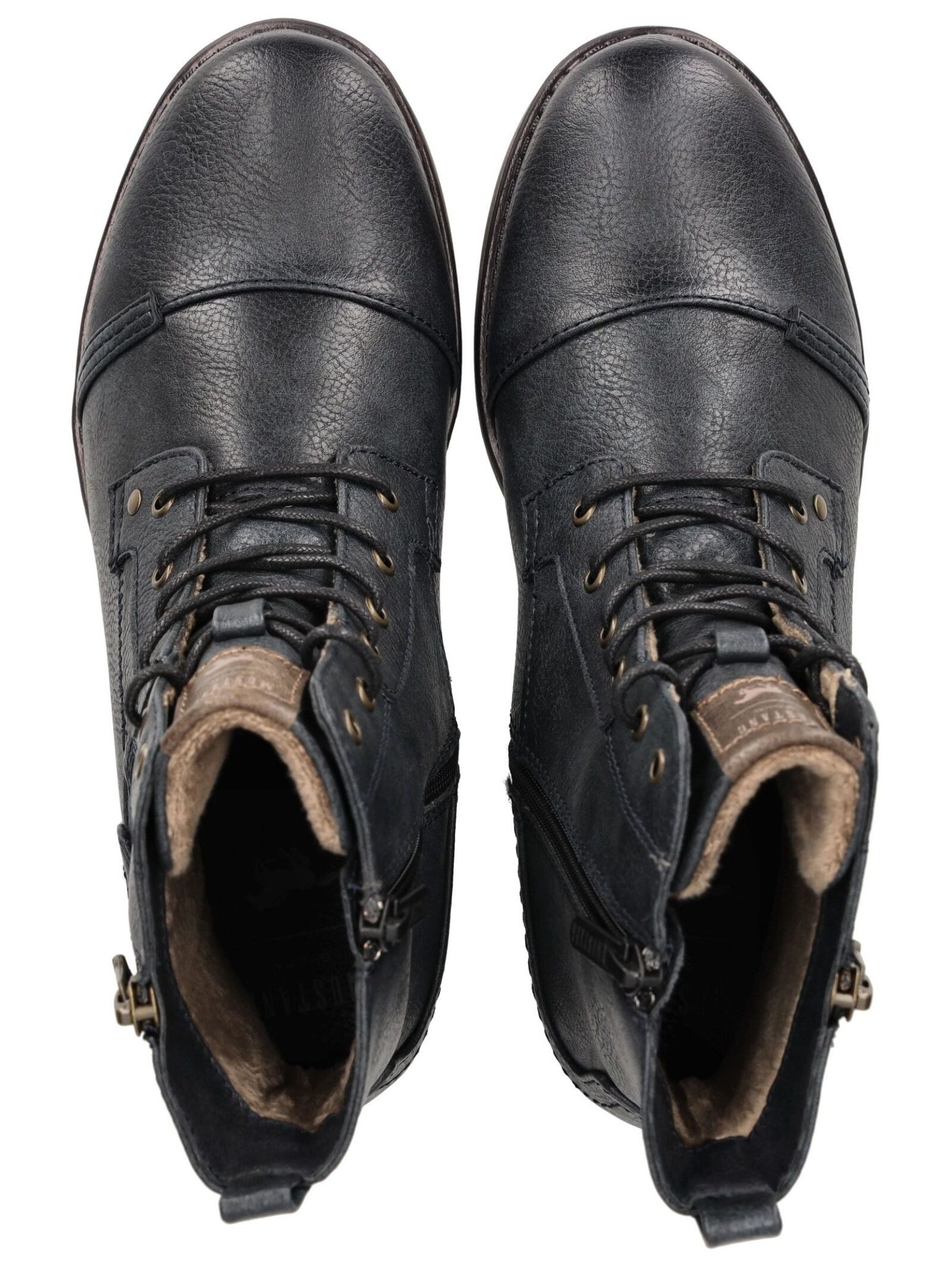 Mustang Shoes Mustang Shoes Stiefelette Lederimitat Schnürstiefelette