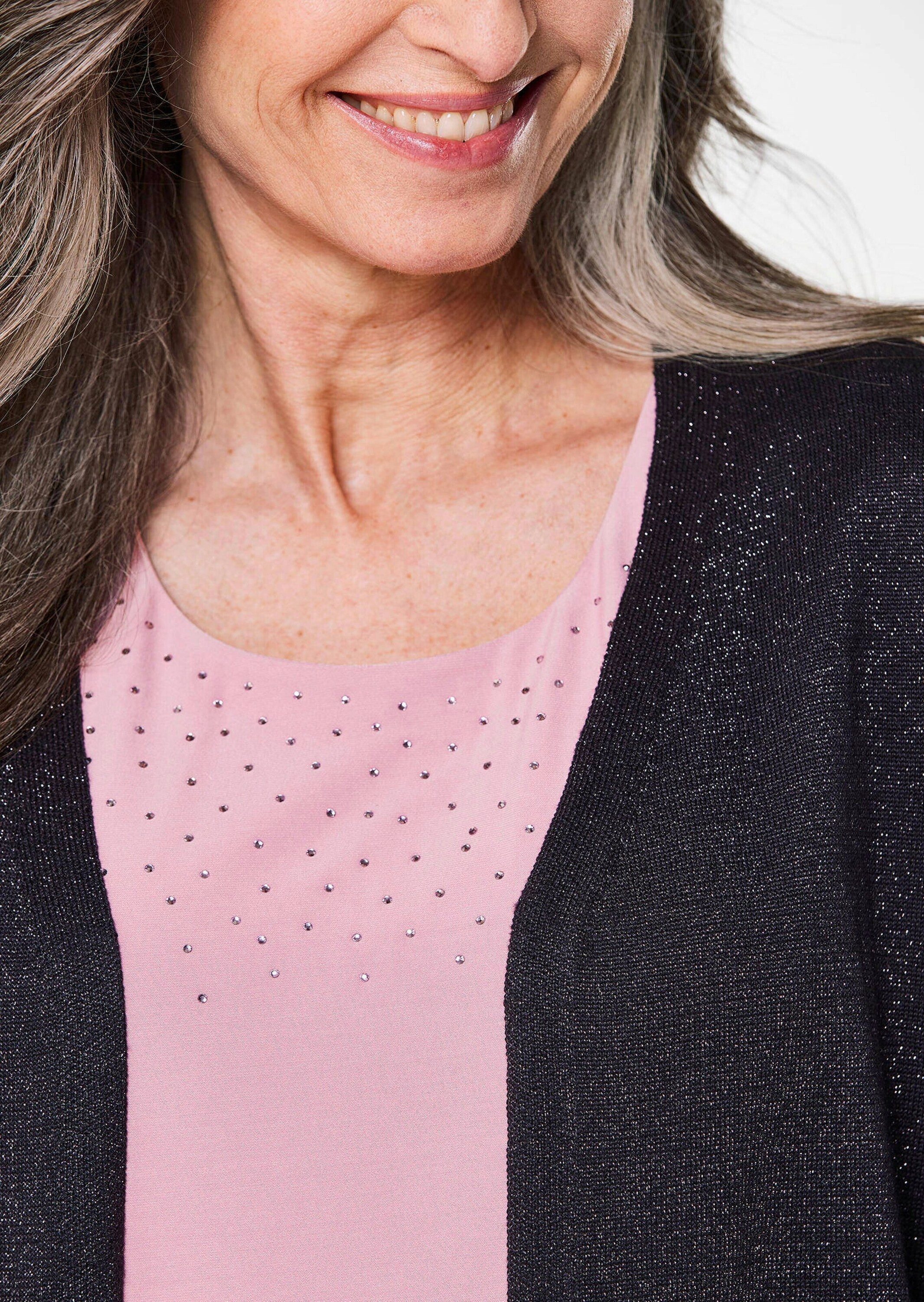 GOLDNER Strickjacke Kurzgröße: Wunderbar leichter Strick-Bolero