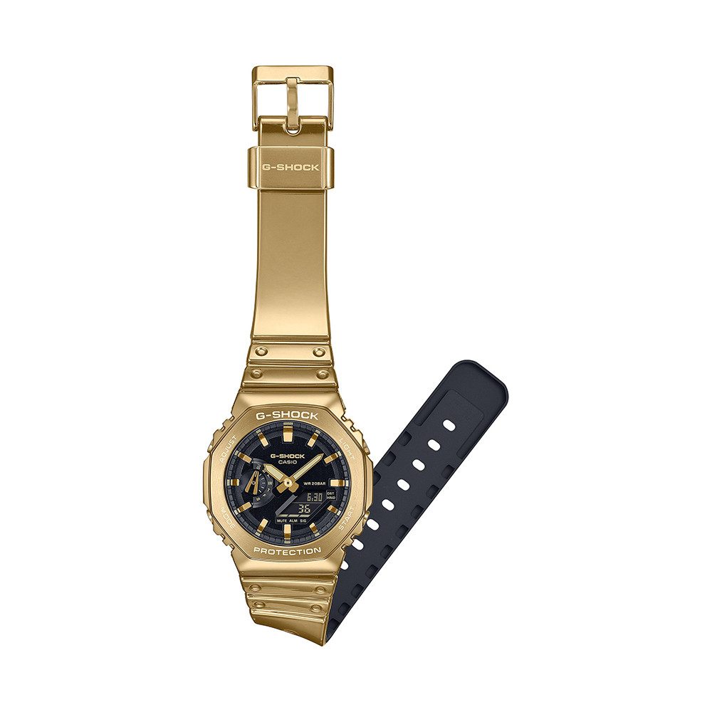 CASIO Quarzuhr Casio GM-2100YMG-9AER GM-2100YMG-9AER, (100-tlg), Hochwertiges Produkt mit zeitlosem Design, sorgfältiger Verarbeitung