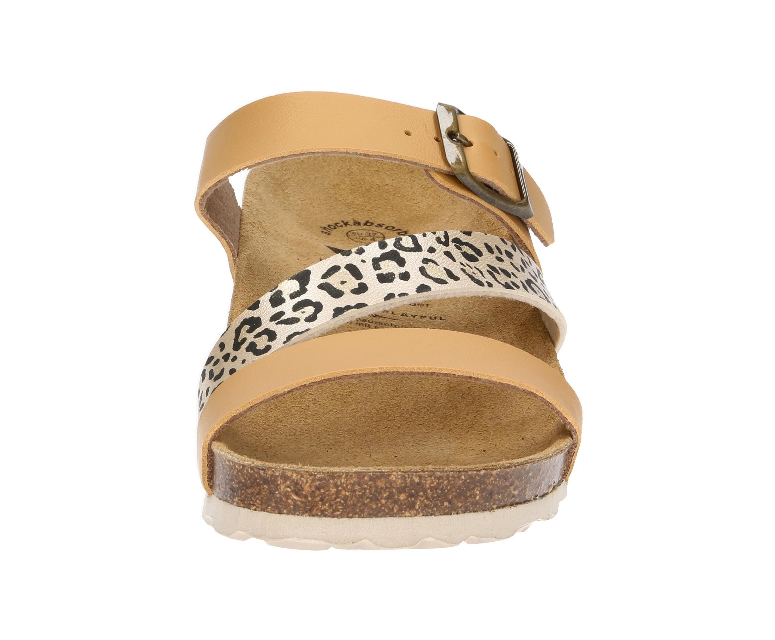 Lico Pantolette Natural Glitter Hausschuh